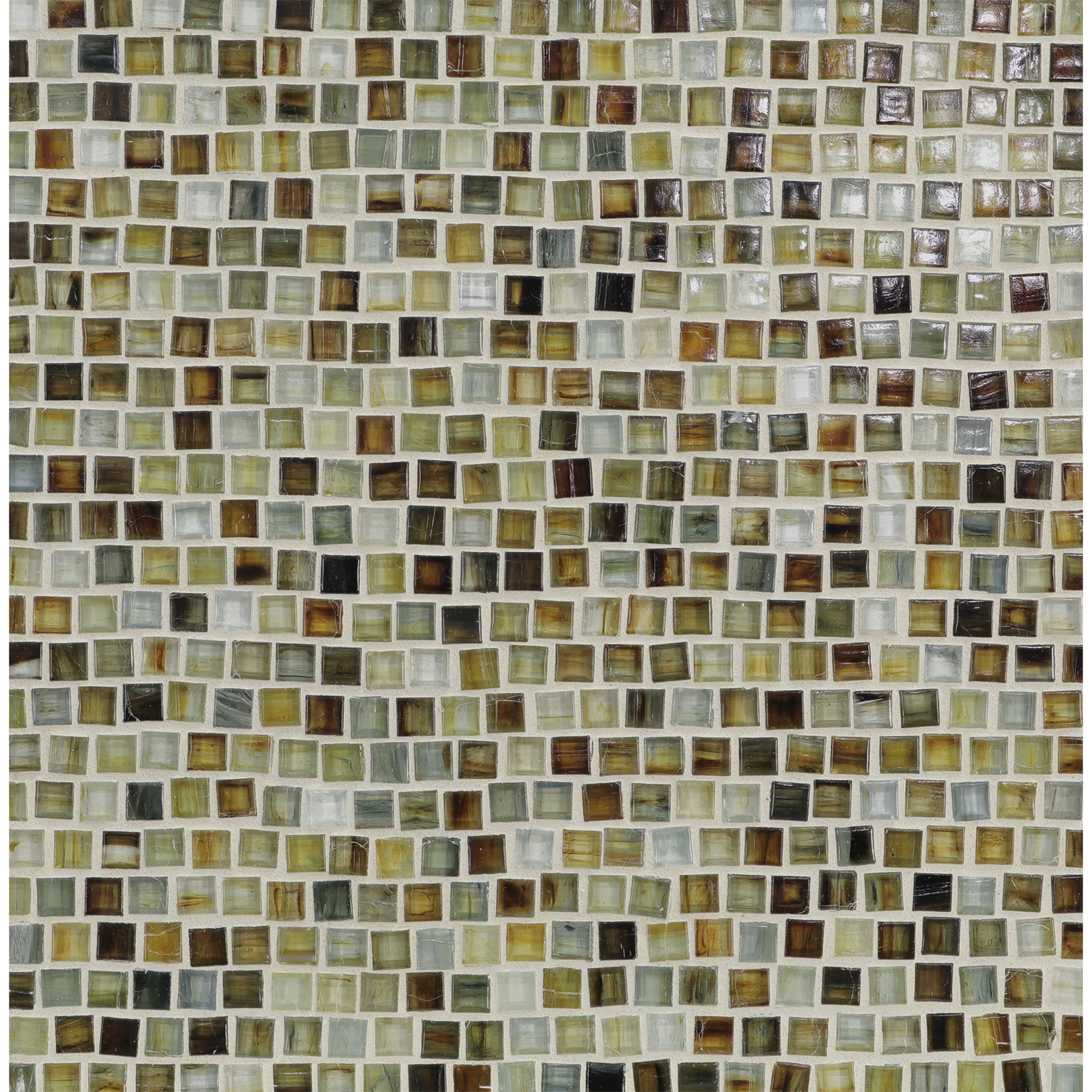 TOZEN: Copper Pompeii Stack Field Mosaic (12.63"x12.28" | natural)