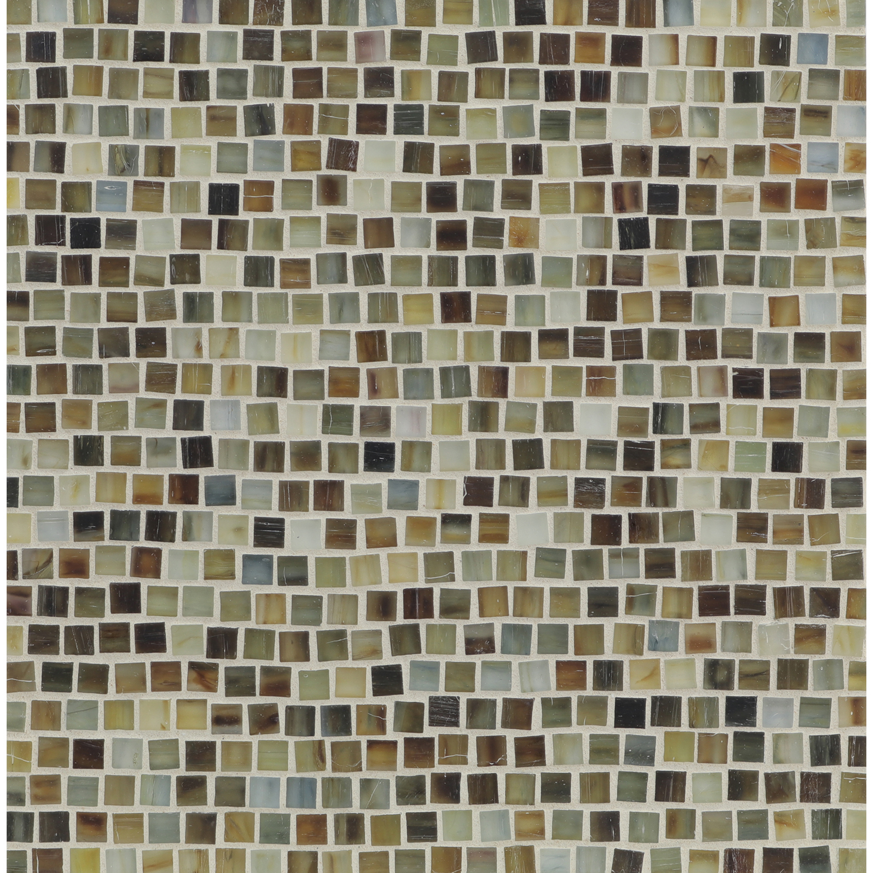 TOZEN: Copper Pompeii Stack Field Mosaic (12.63"x12.28" | silk)