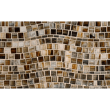 TOZEN: Copper Rio Offset Field Mosaic (15.42"x11.67" | natural)