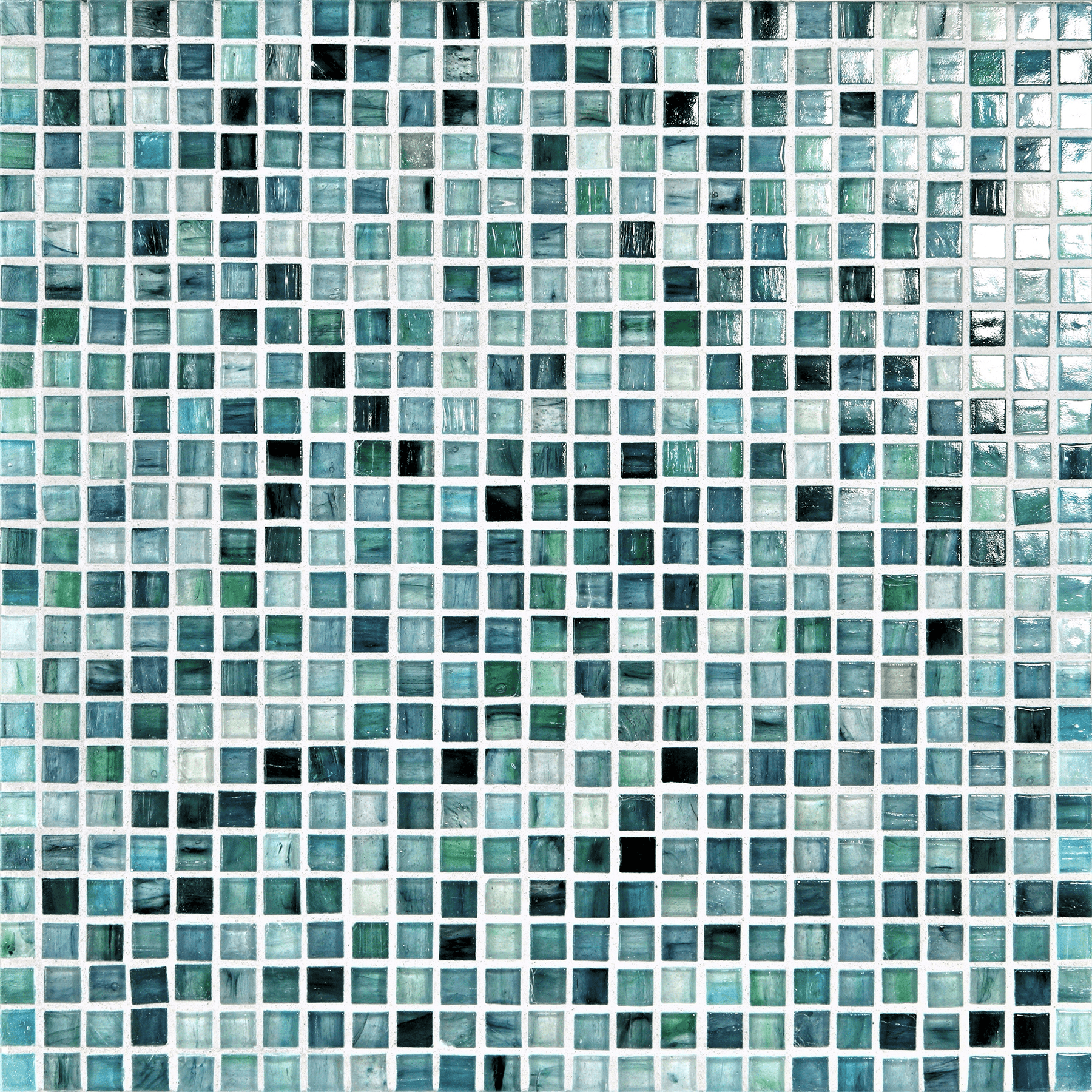 TOZEN: Erbium 0.5"x0.5" Straight Stack Field Mosaic (12.52"x12.52" | natural)