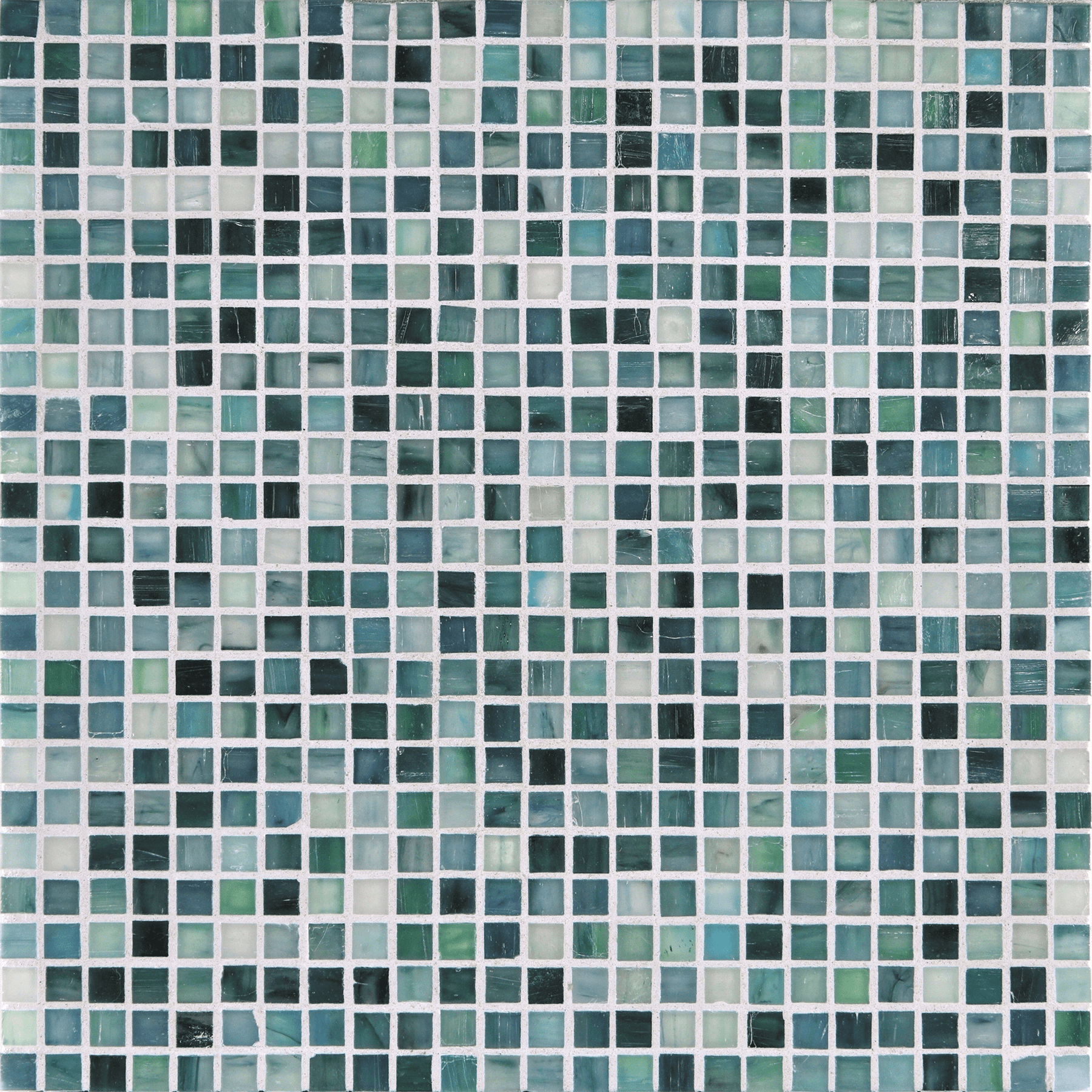 TOZEN: Erbium 0.5"x0.5" Straight Stack Field Mosaic (12.52"x12.52" | silk)