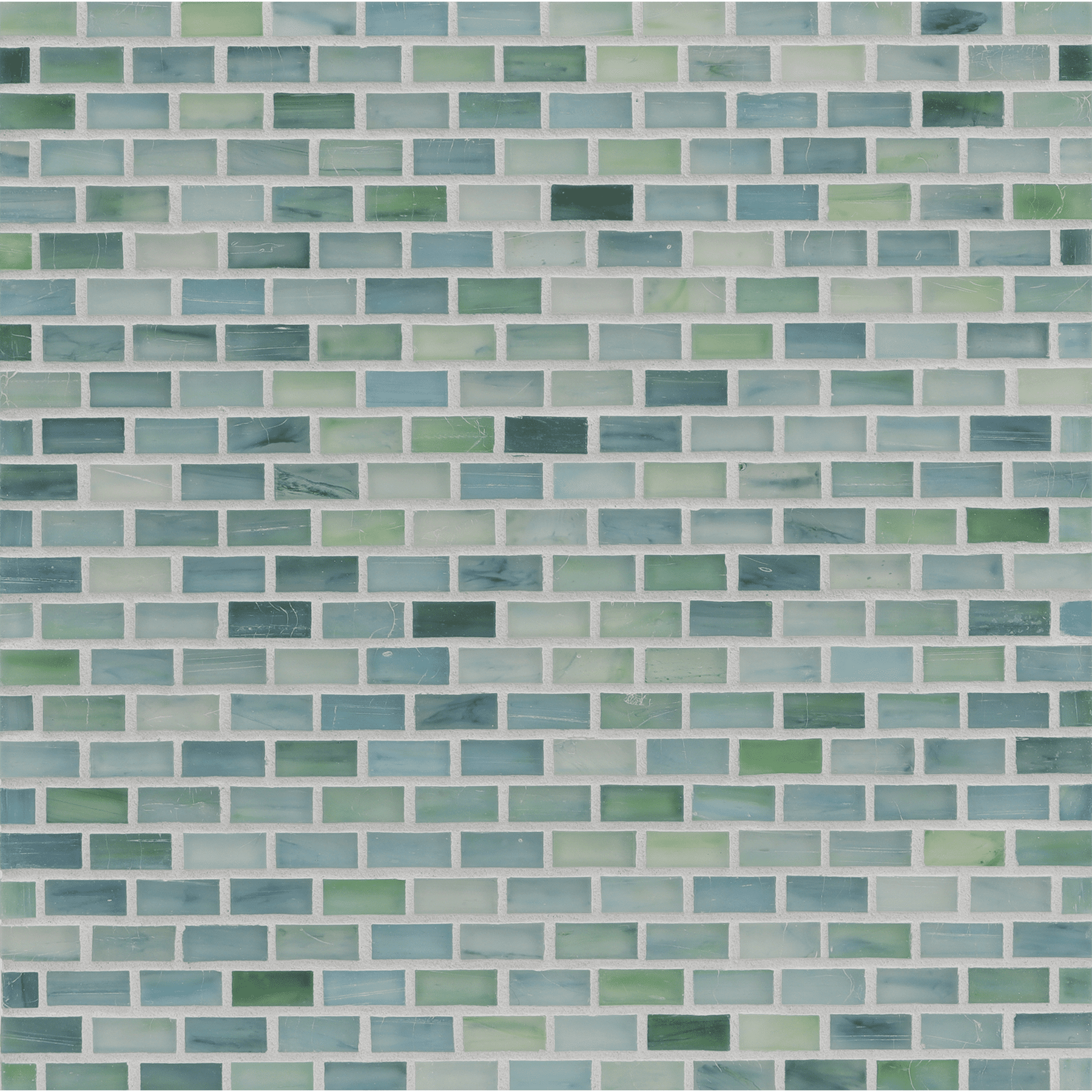 TOZEN: Erbium 0.5"x1" Staggered Joint Field Mosaic (12.51"x12.51" | silk)