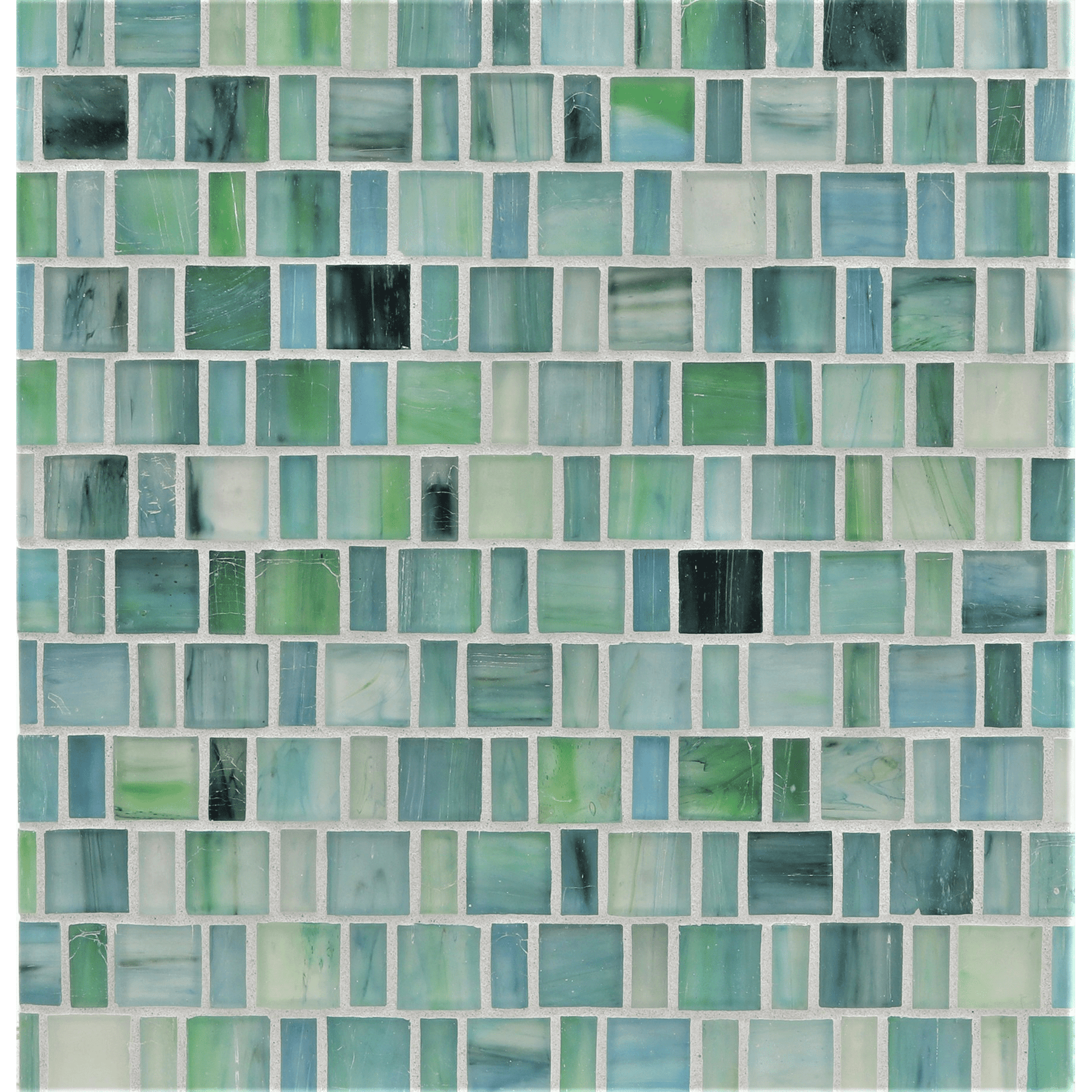 TOZEN: Erbium Japonaise Offset Field Mosaic (12.57"x12.50" | silk)