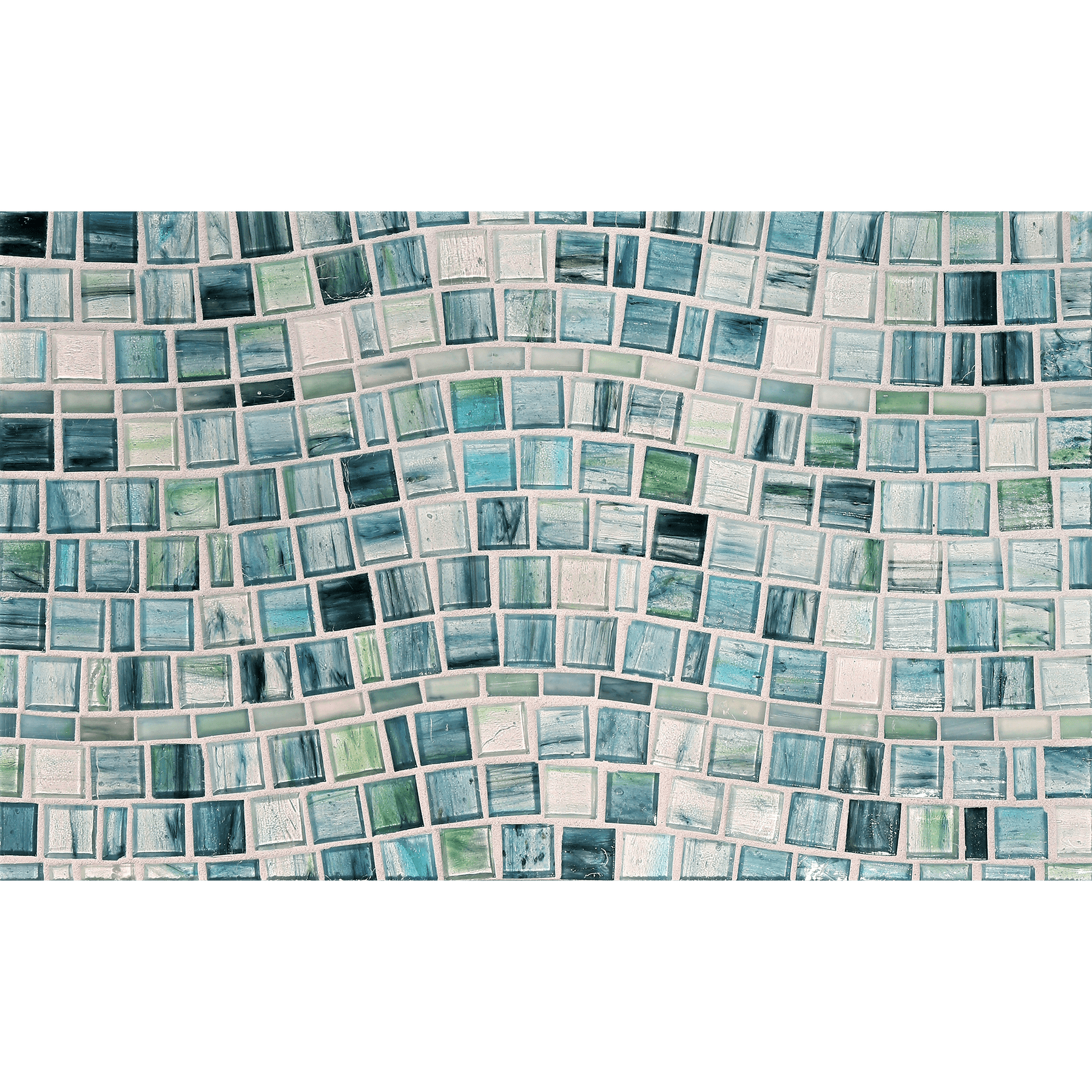 TOZEN: Erbium Rio Offset Field Mosaic (15.42"x11.67" | natural)