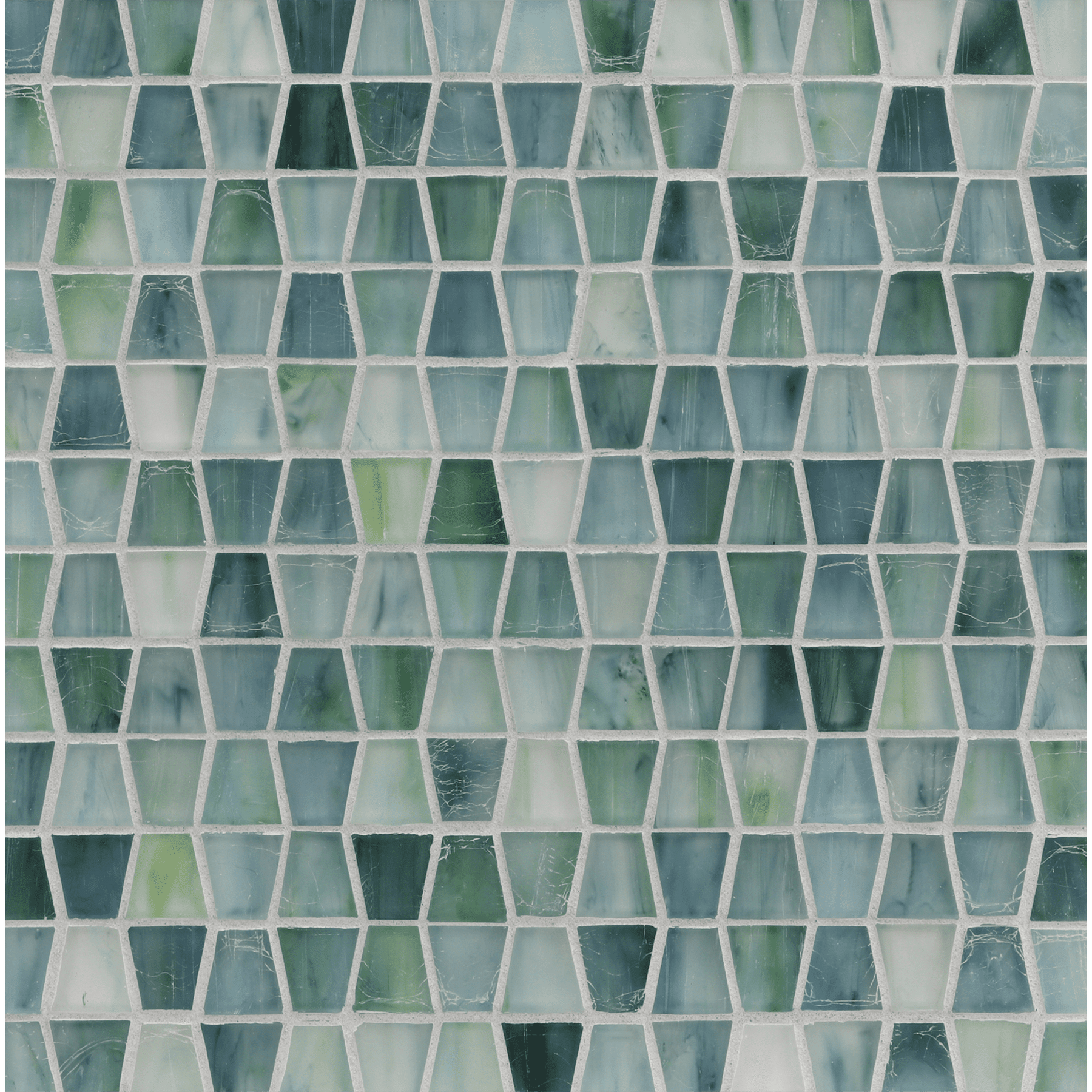 TOZEN: Erbium Wings Tapered Field Mosaic (11.91"x12.50" | silk)