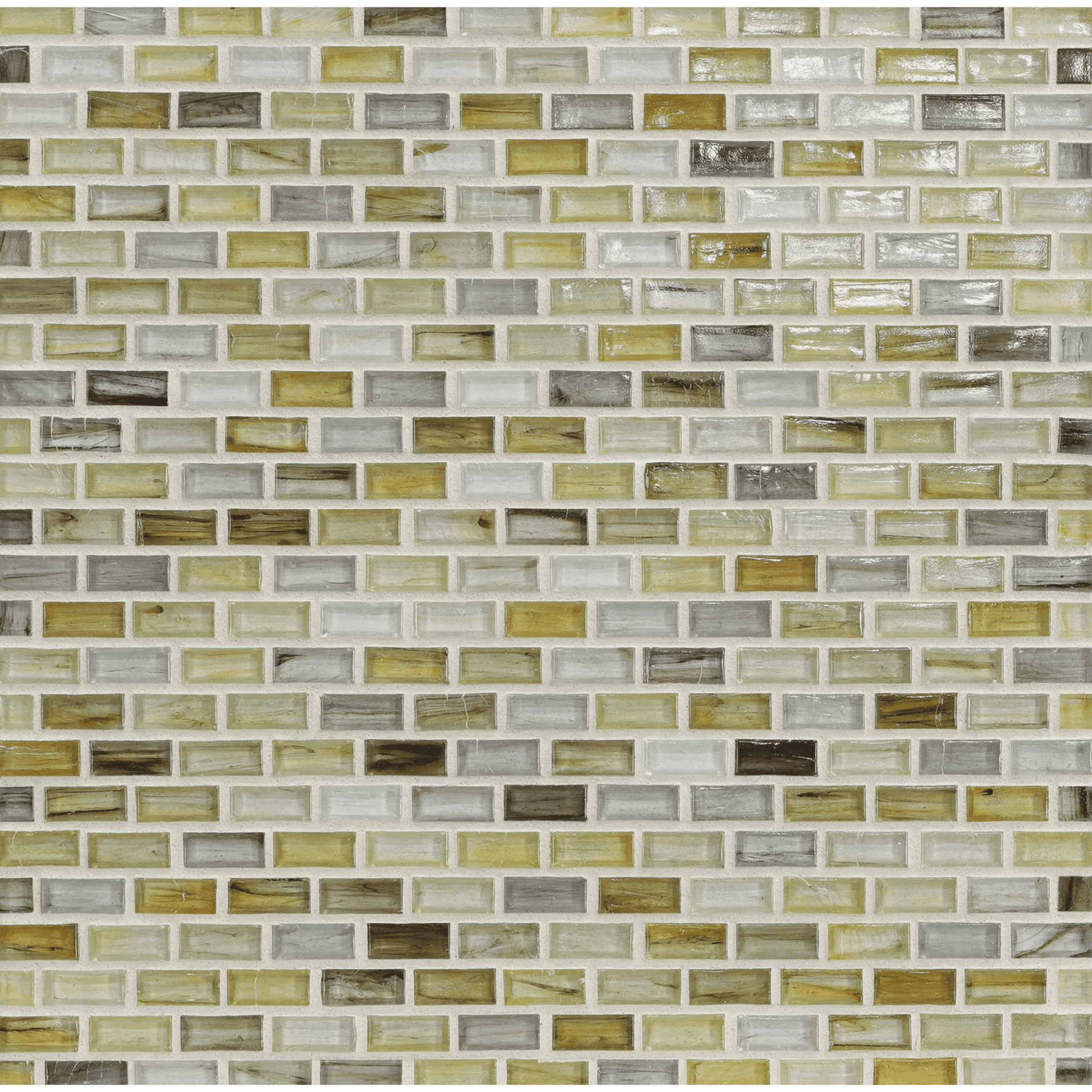 TOZEN: Indium 0.5"x1" Staggered Joint Field Mosaic (12.51"x12.51" | natural)