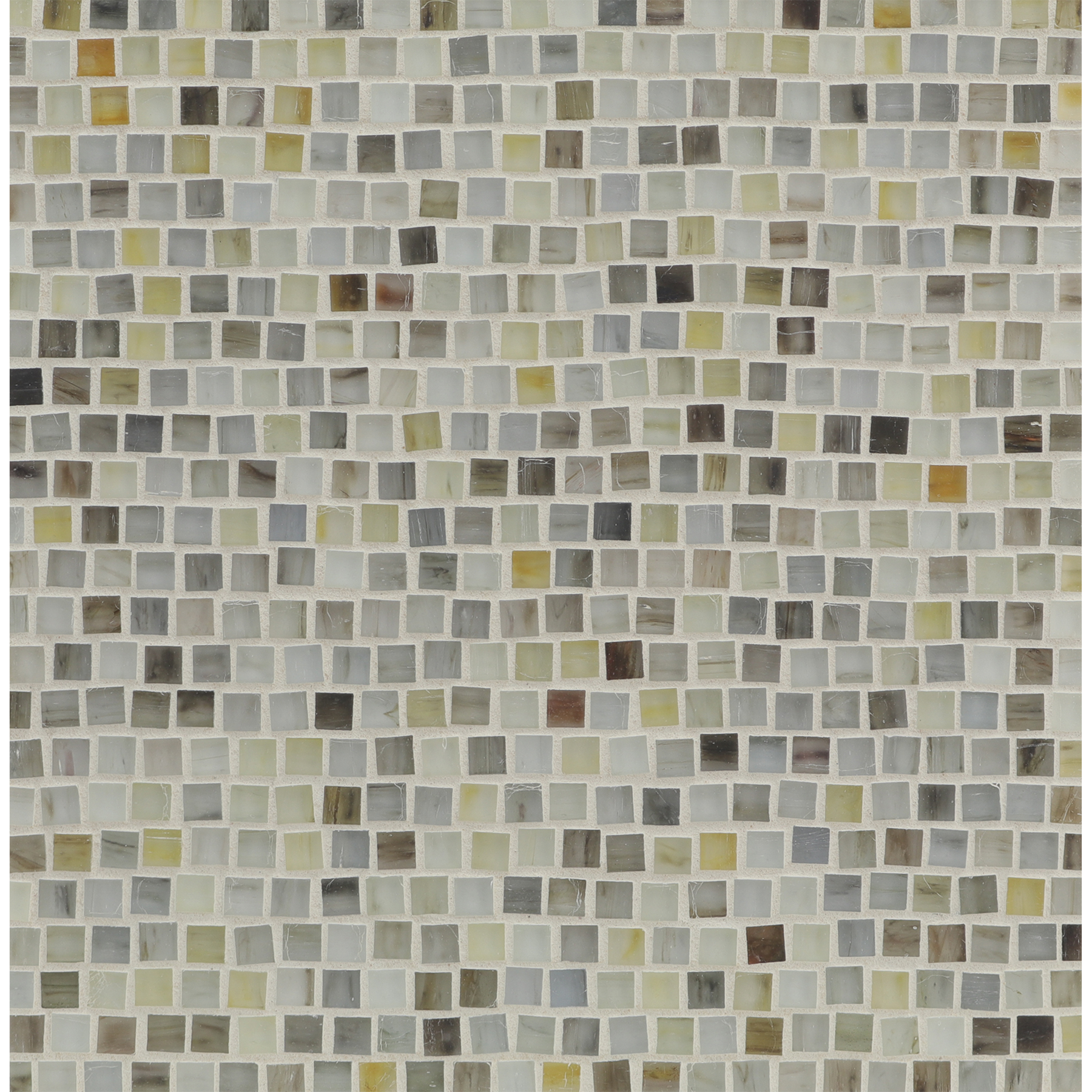 TOZEN: Indium Pompeii Stack Field Mosaic (12.63"x12.28" | silk)