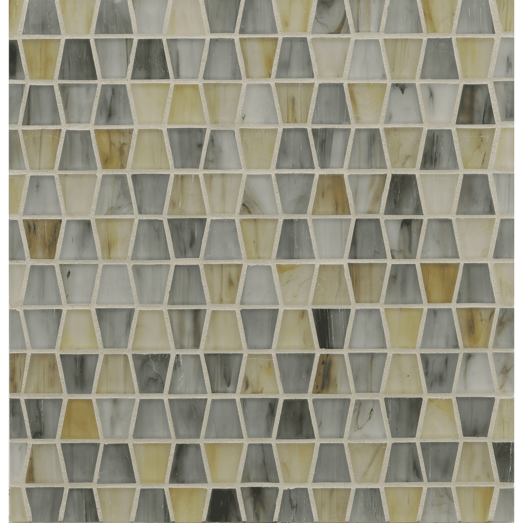 TOZEN: Indium Wings Tapered Field Mosaic (11.91"x12.50" | silk)