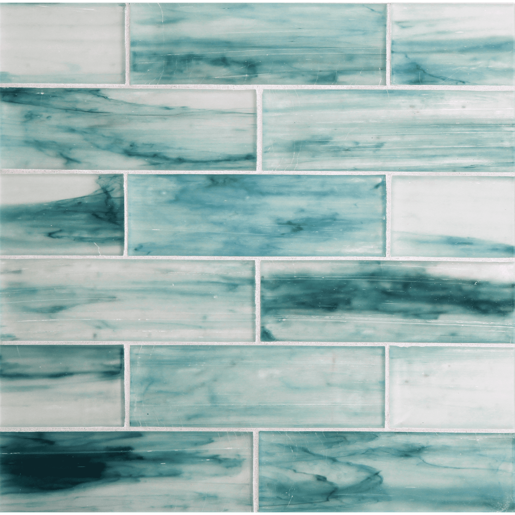 TOZEN: Iodine Rectangle Field Tile (2"x6" | silk)