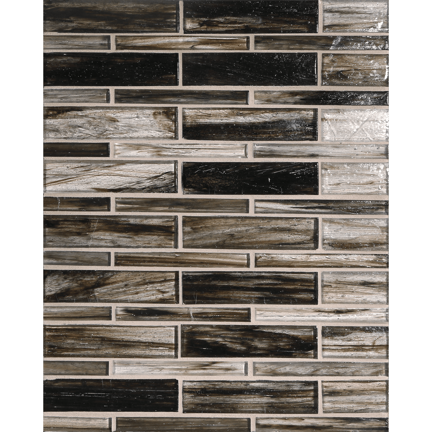 TOZEN: Nickel Moyou Offset Field Mosaic (7.94"x12.38" | natural)