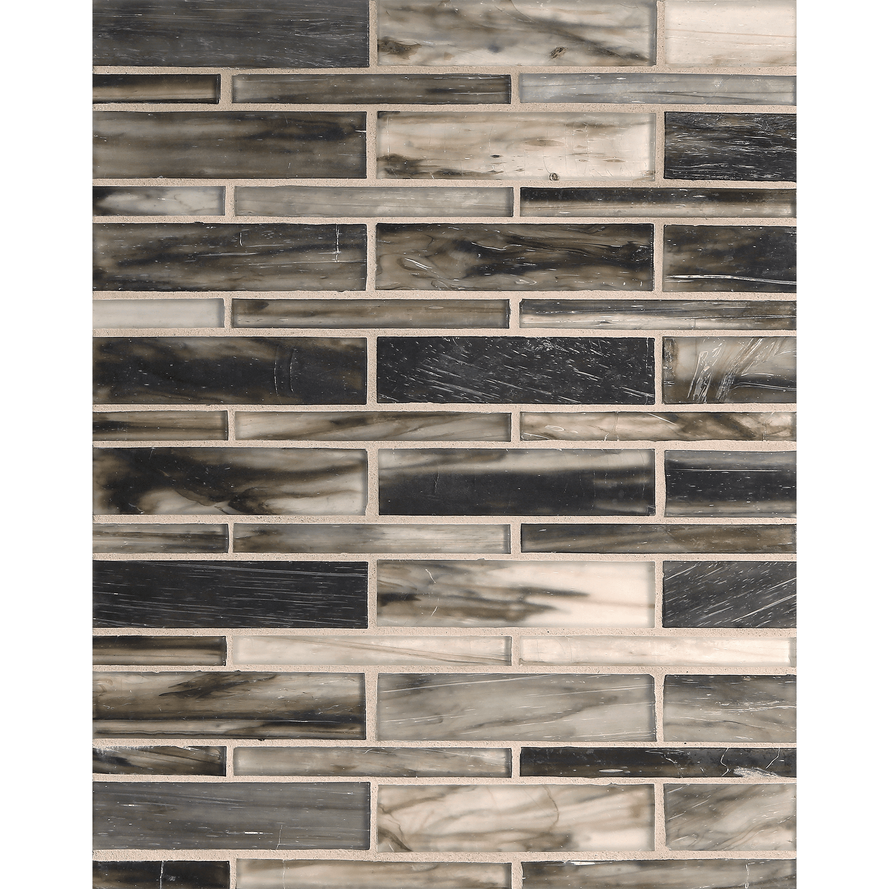 TOZEN: Nickel Moyou Offset Field Mosaic (7.94"x12.38" | silk)