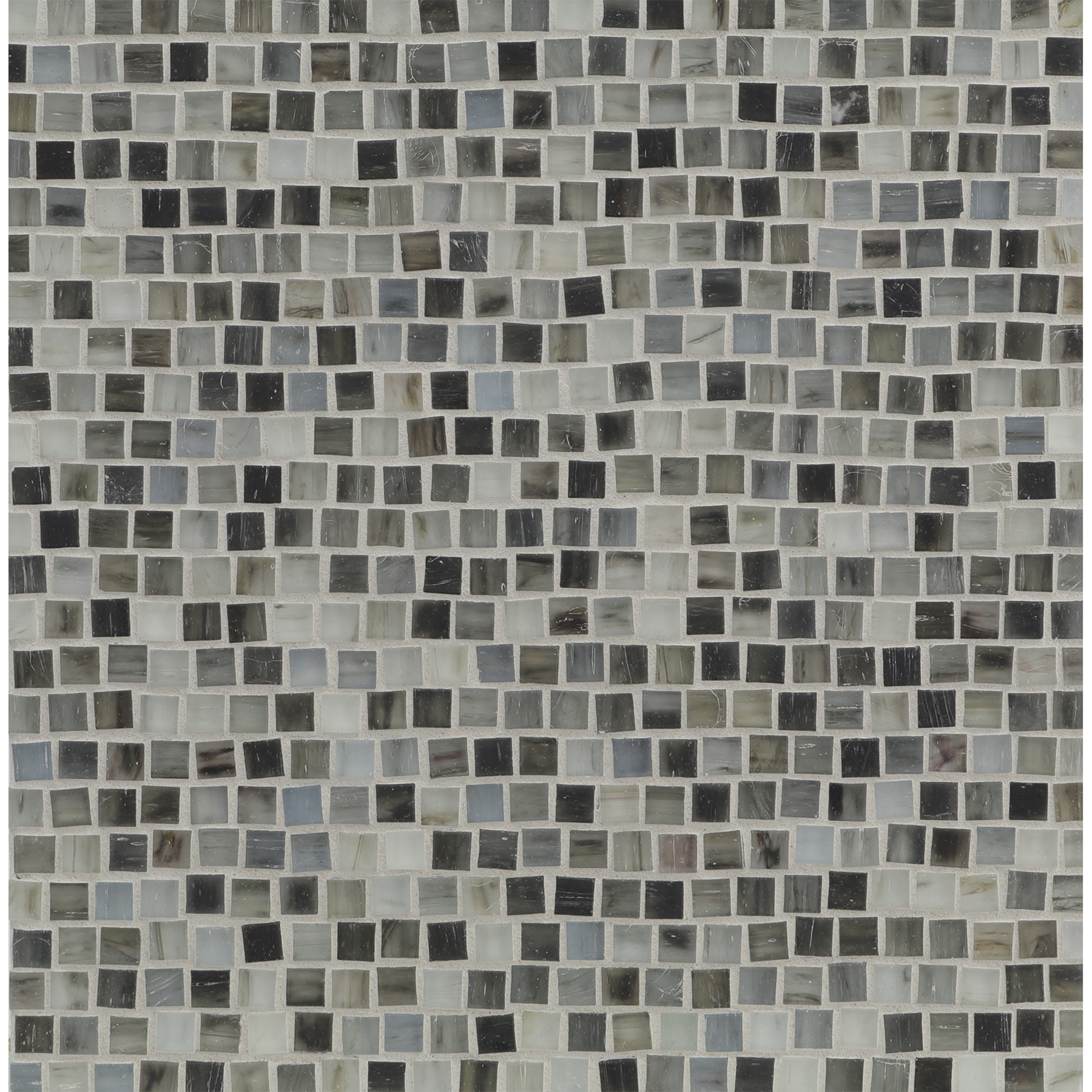 TOZEN: Nickel Pompeii Stack Field Mosaic (12.63"x12.28" | silk)