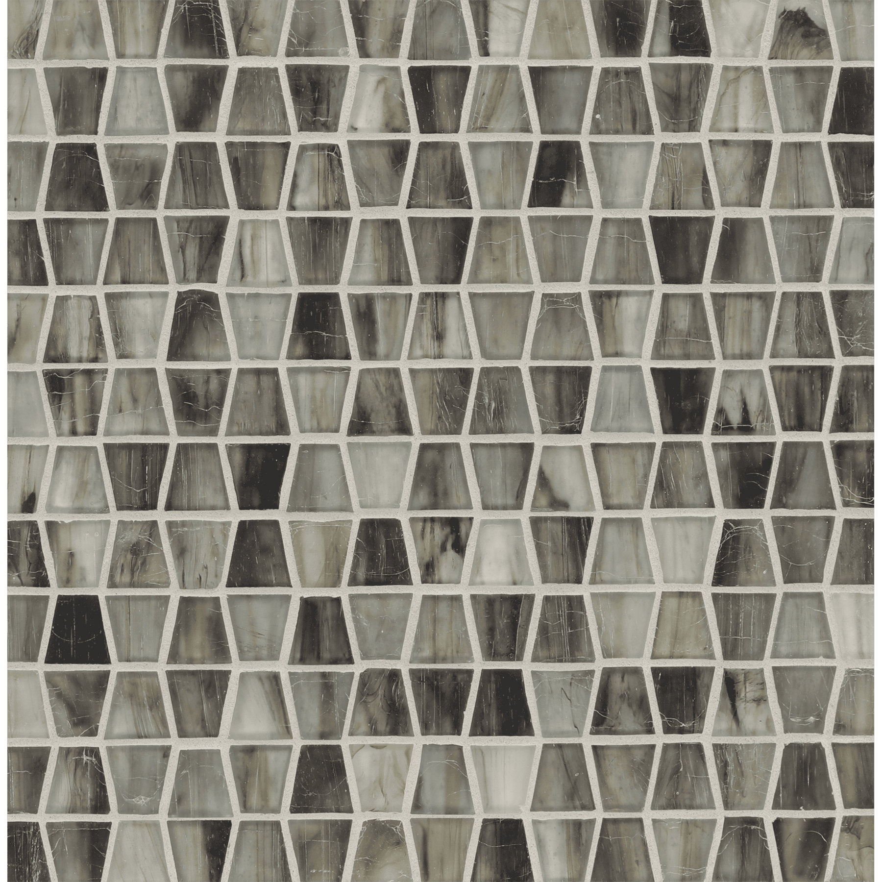 TOZEN: Nickel Wings Tapered Field Mosaic (11.91"x12.50" | silk)