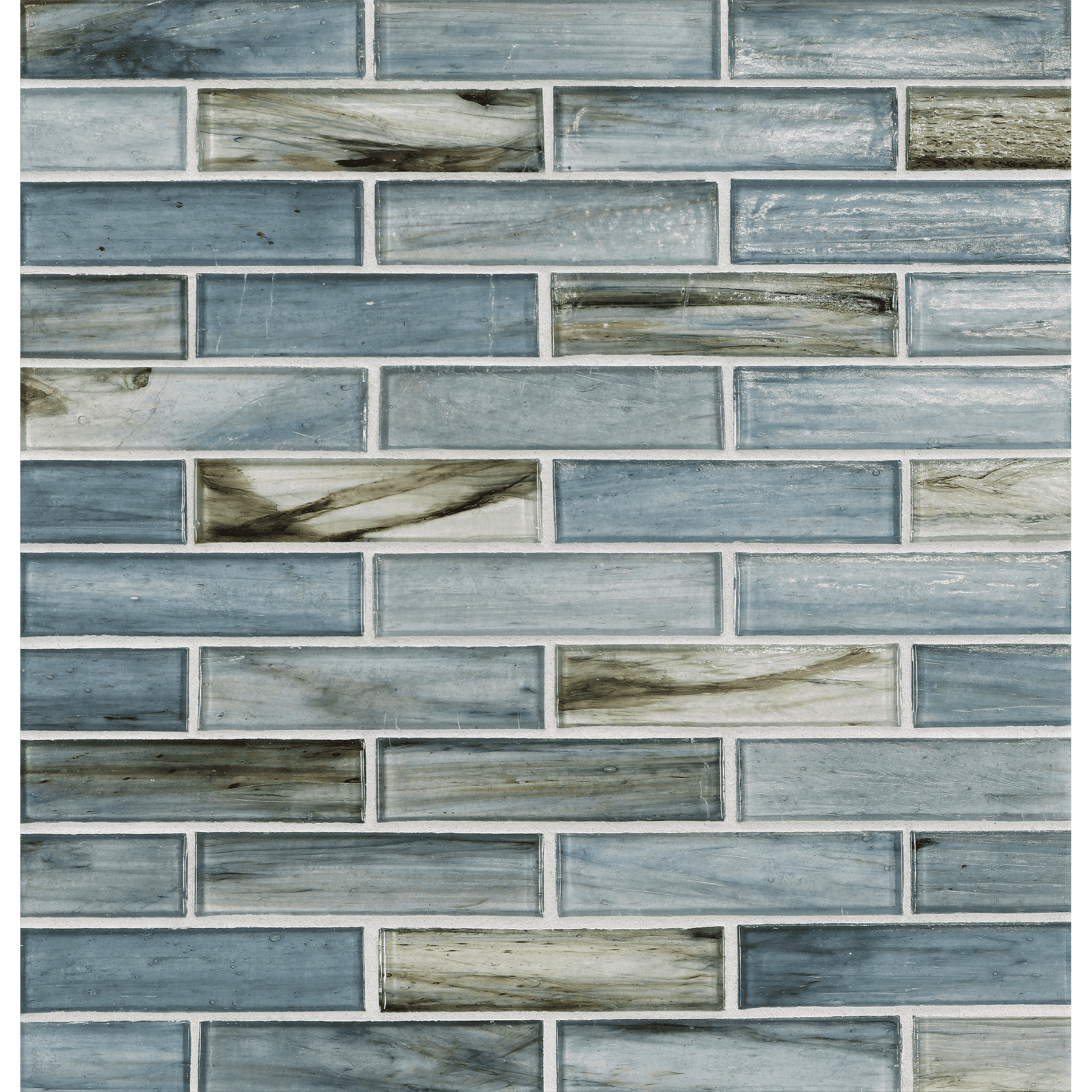 TOZEN: Oxygen 1"x4" Staggered Joint Field Mosaic (9.92"x12.41" | natural)