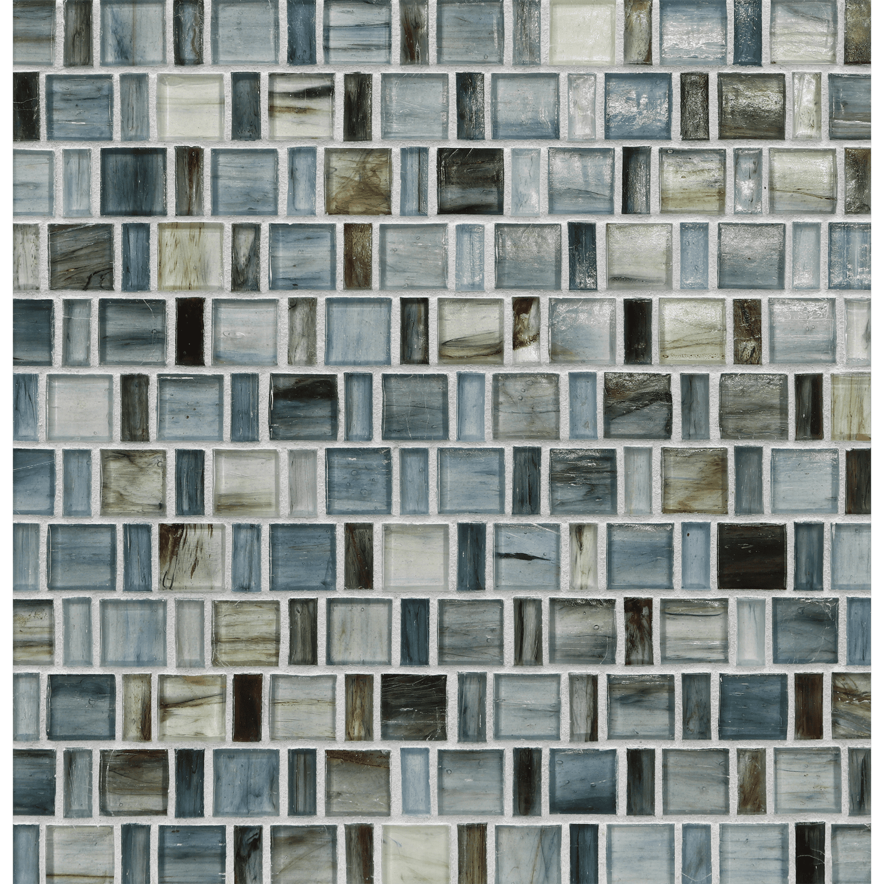 TOZEN: Oxygen Japonaise Offset Field Mosaic (12.57"x12.50" | natural)