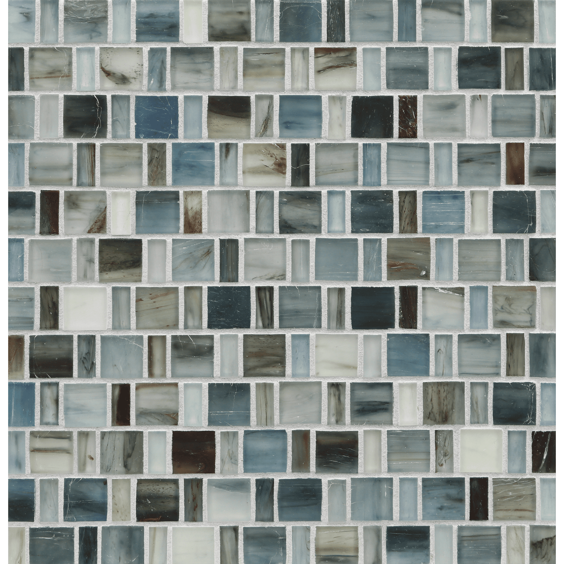 TOZEN: Oxygen Japonaise Offset Field Mosaic (12.57"x12.50" | silk)