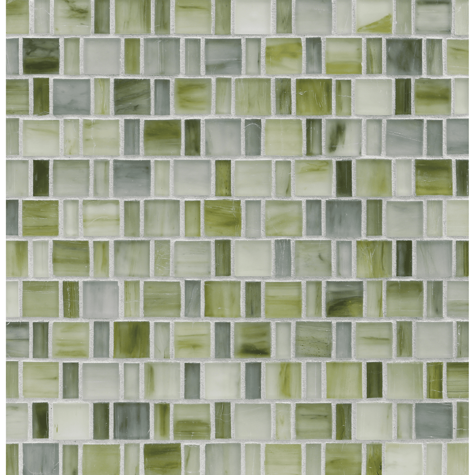 TOZEN: Selenium Japonaise Offset Field Mosaic (12.57"x12.50" | silk)