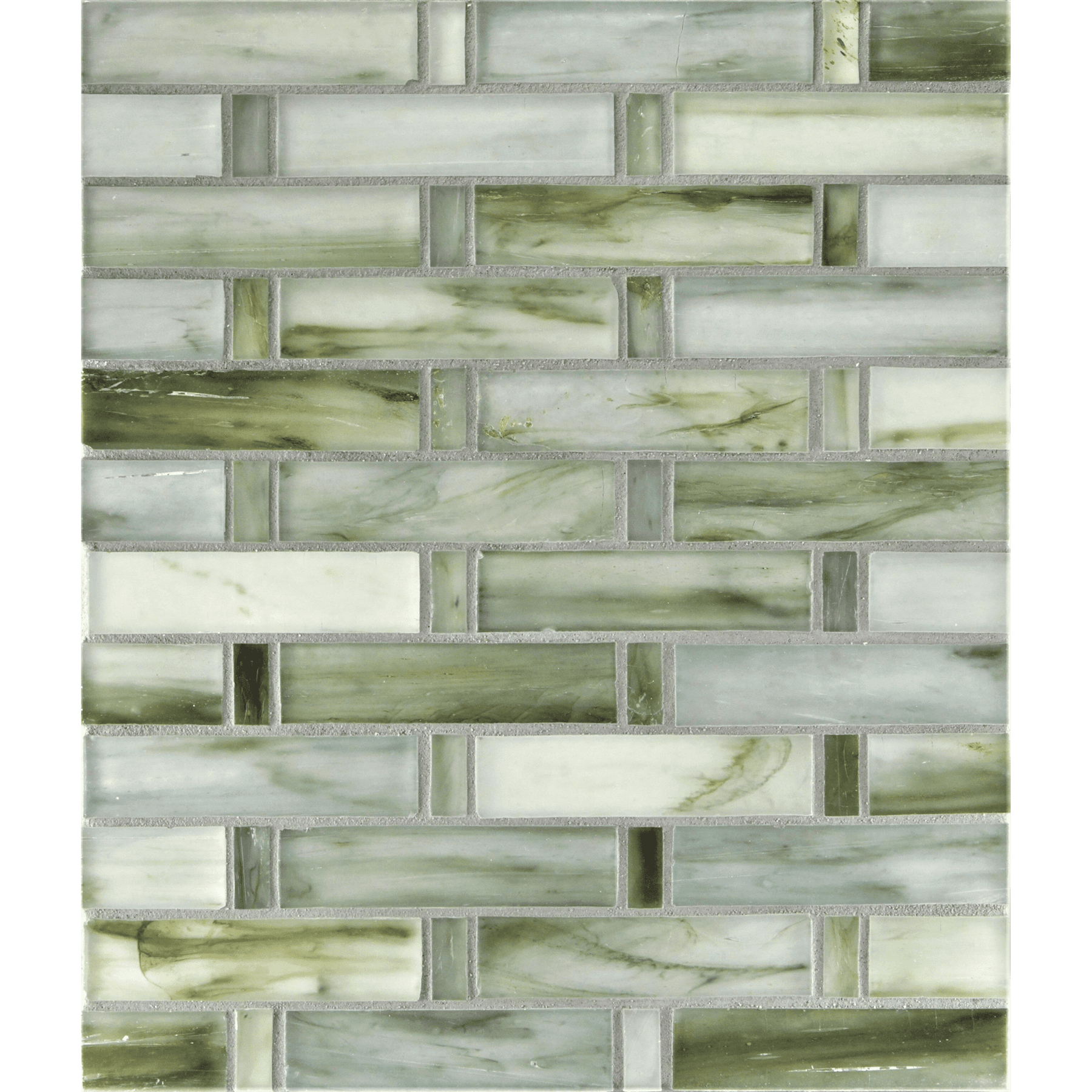 TOZEN: Selenium Tresse Offset Field Mosaic (9.00"x12.50" | silk)