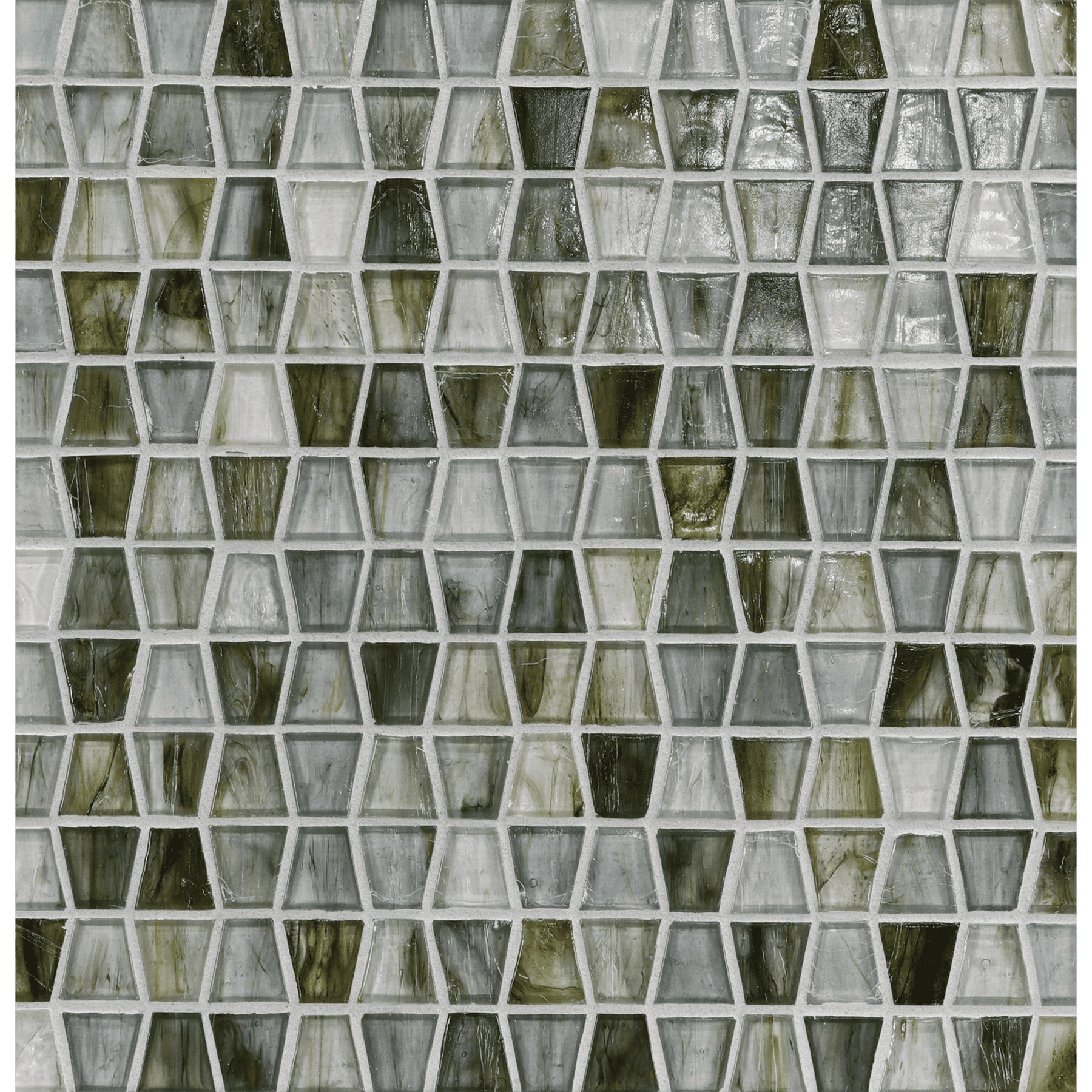 TOZEN: Strontium Wings Tapered Field Mosaic (11.91"x12.50" | natural)