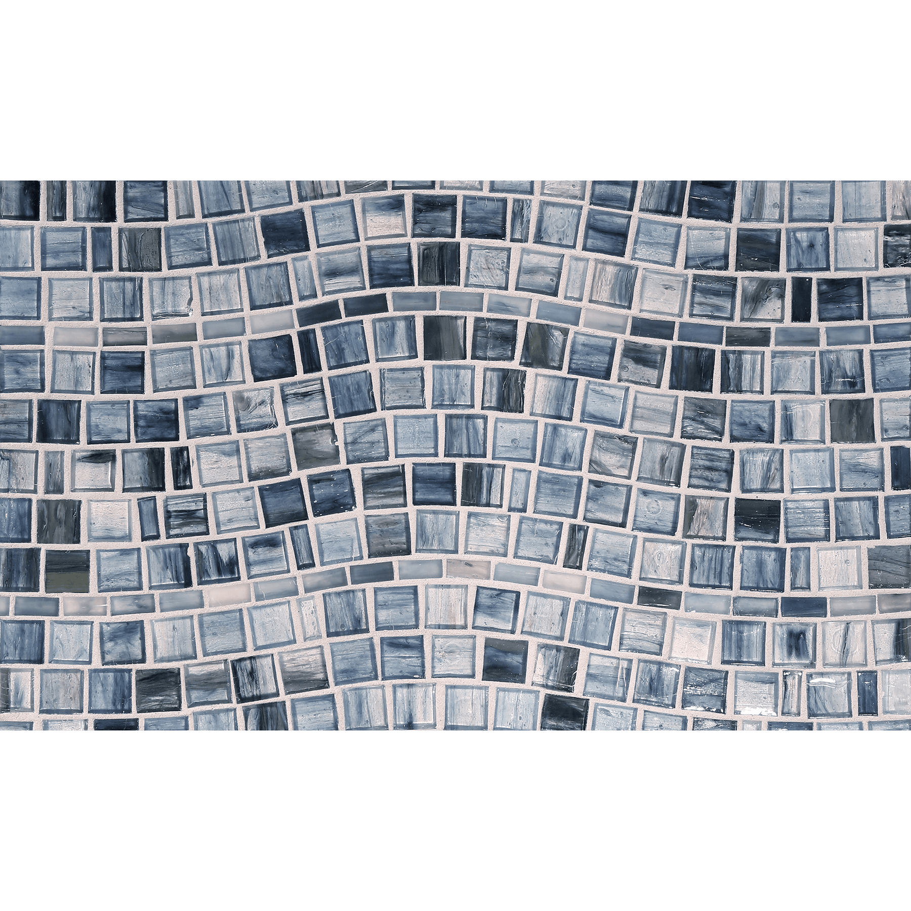 TOZEN: Tanzanite Rio Offset Field Mosaic (15.42"x11.67" | silk)