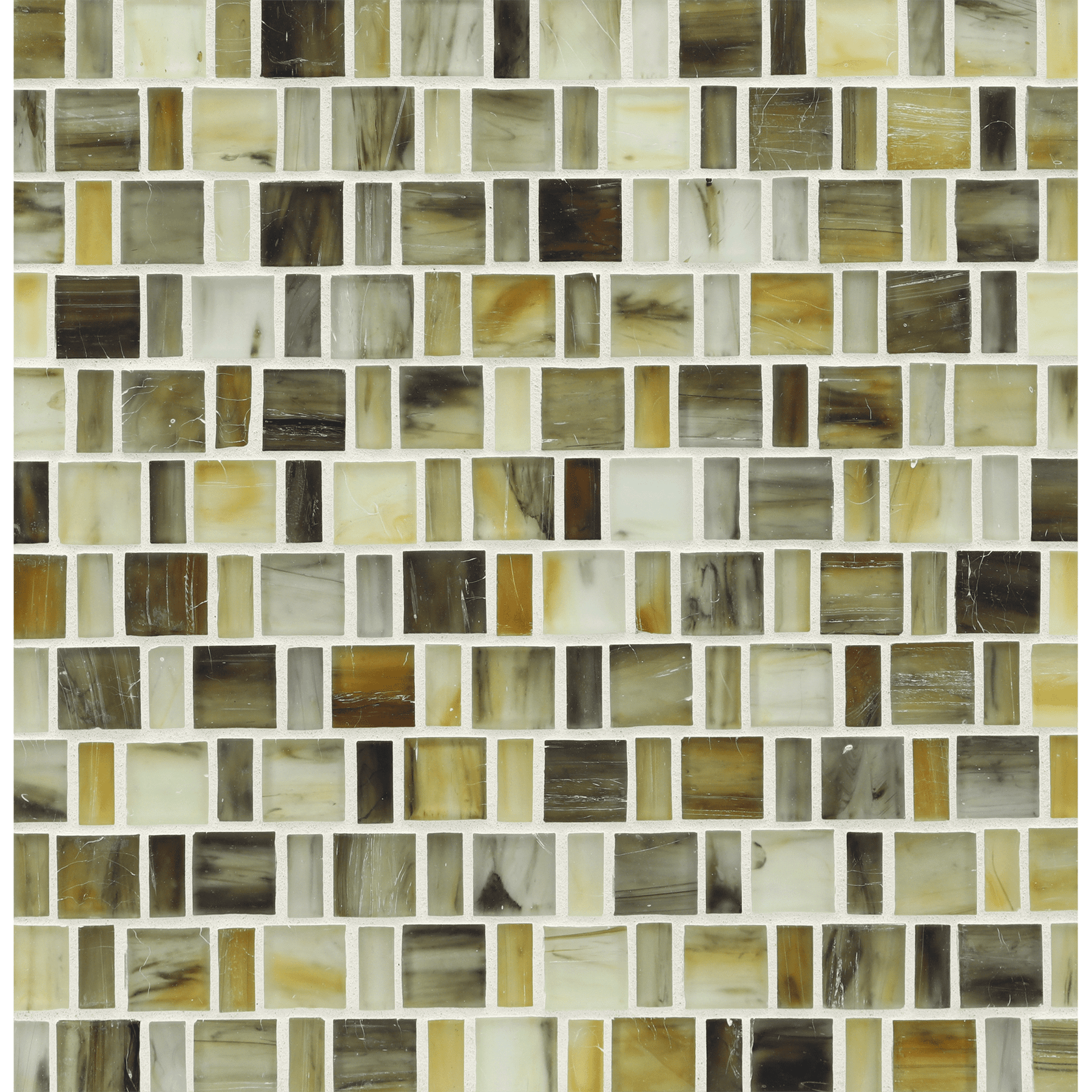 TOZEN: Tin Japonaise Offset Field Mosaic (12.57"x12.50" | silk)