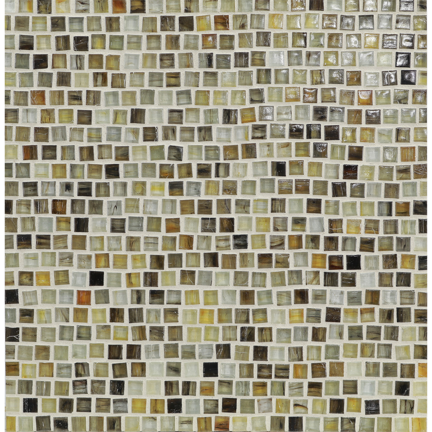 TOZEN: Tin Pompeii Stack Field Mosaic (12.63"x12.28" | natural)