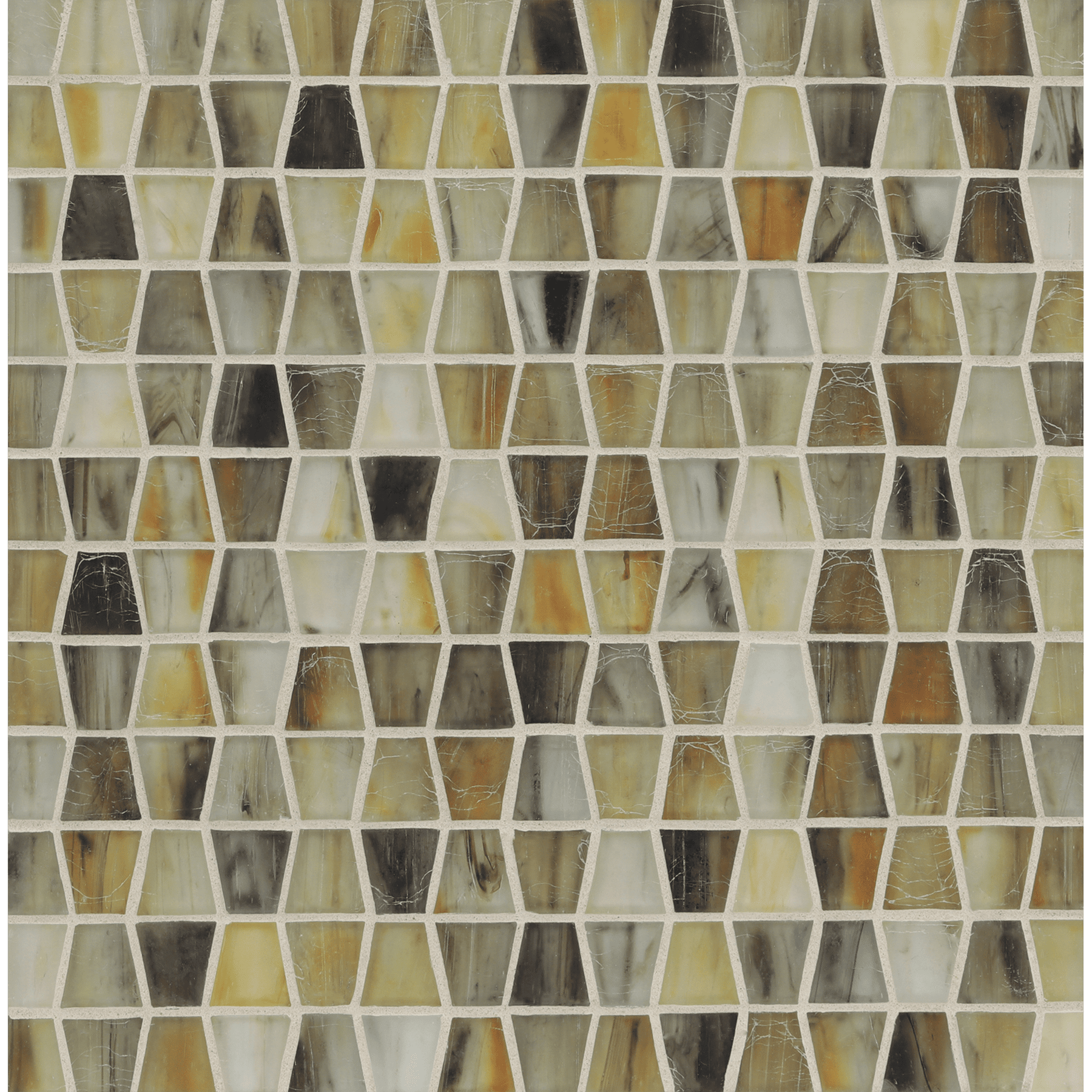 TOZEN: Tin Wings Tapered Field Mosaic (11.91"x12.50" | silk)