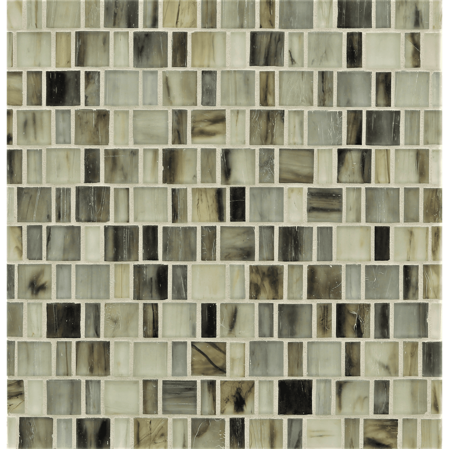 TOZEN: Vanadium Japonaise Offset Field Mosaic (12.57"x12.50" | silk)