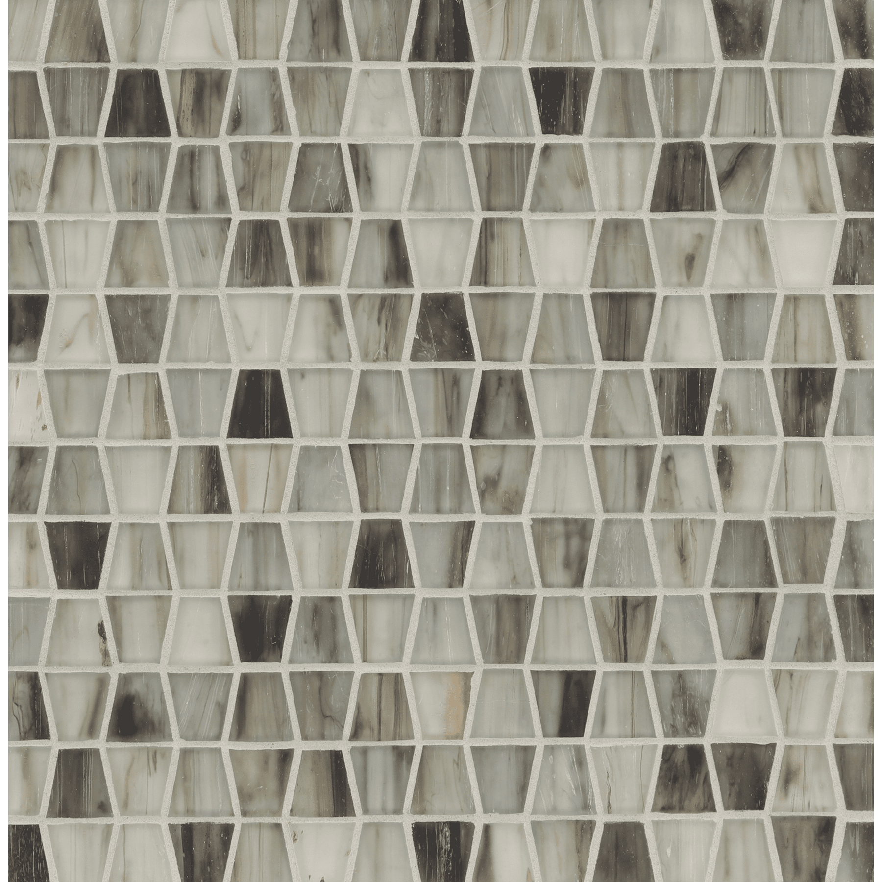 TOZEN: Vanadium Wings Tapered Field Mosaic (11.91"x12.50" | silk)