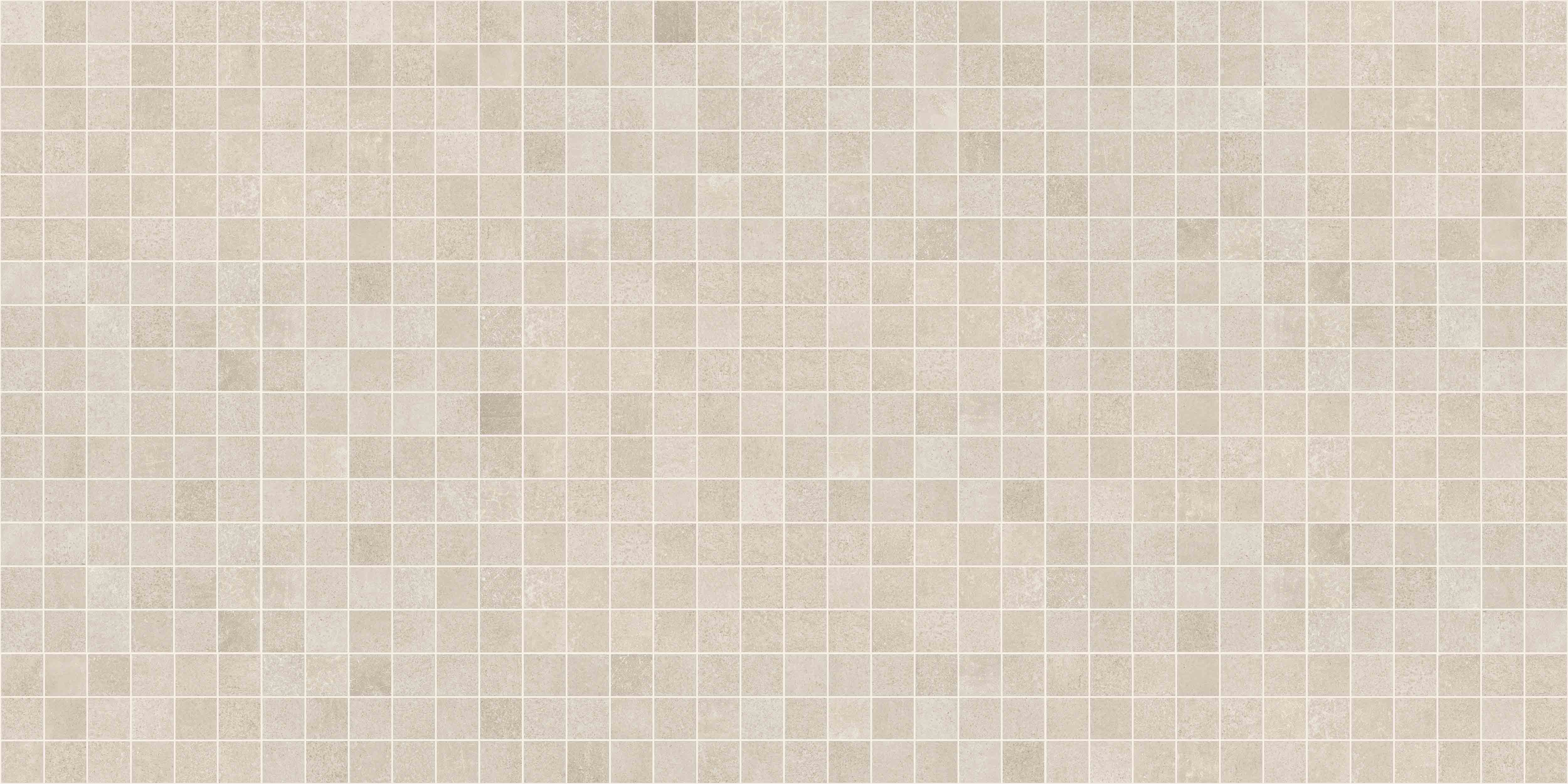 landmark 9mm madein heritage beige 12'x12" straight stack 2x2 mosaic 12x12x9mm matte rectified porcelain tile distributed by surface group international