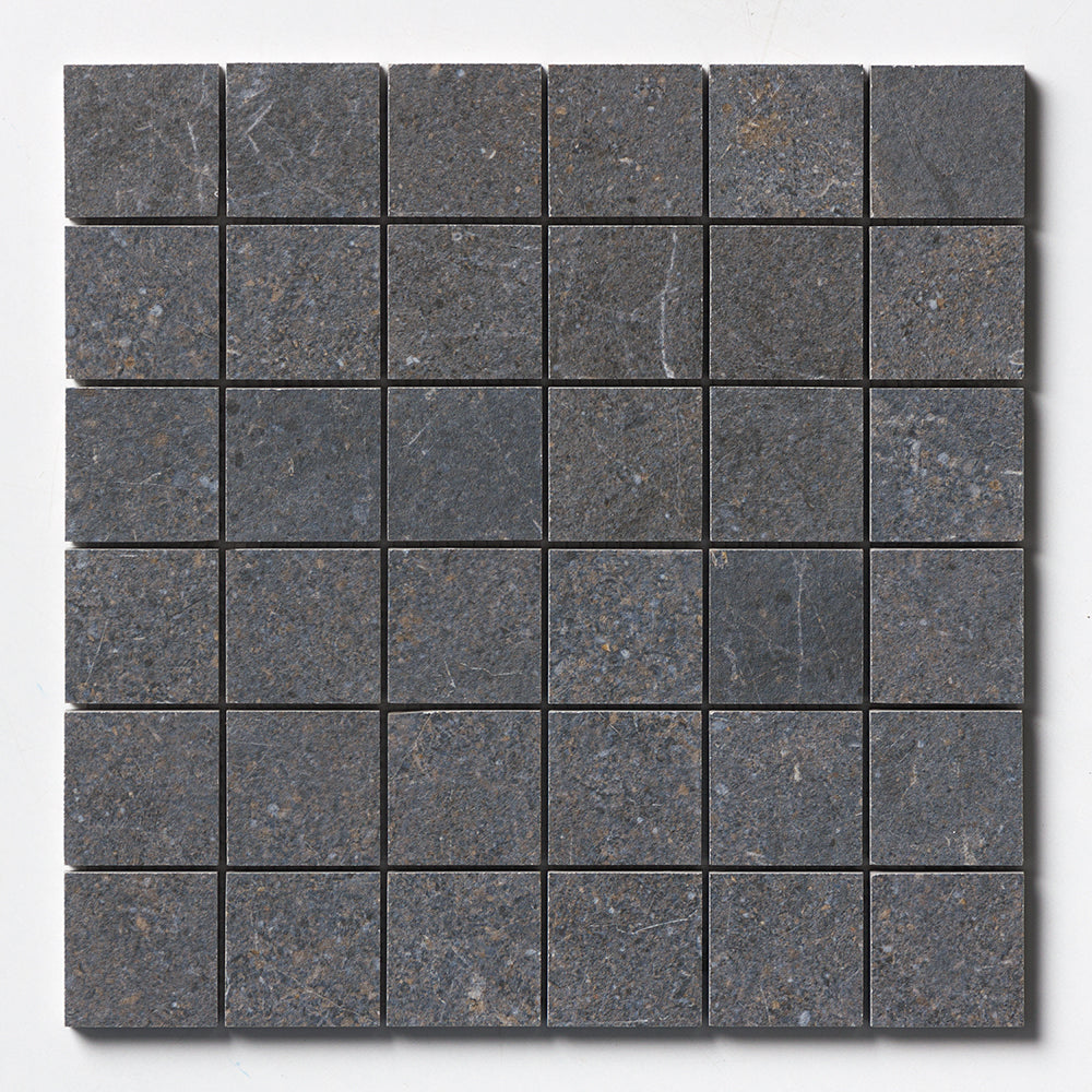 Dark Matte Porcelain Mosaic 12×12 Image
