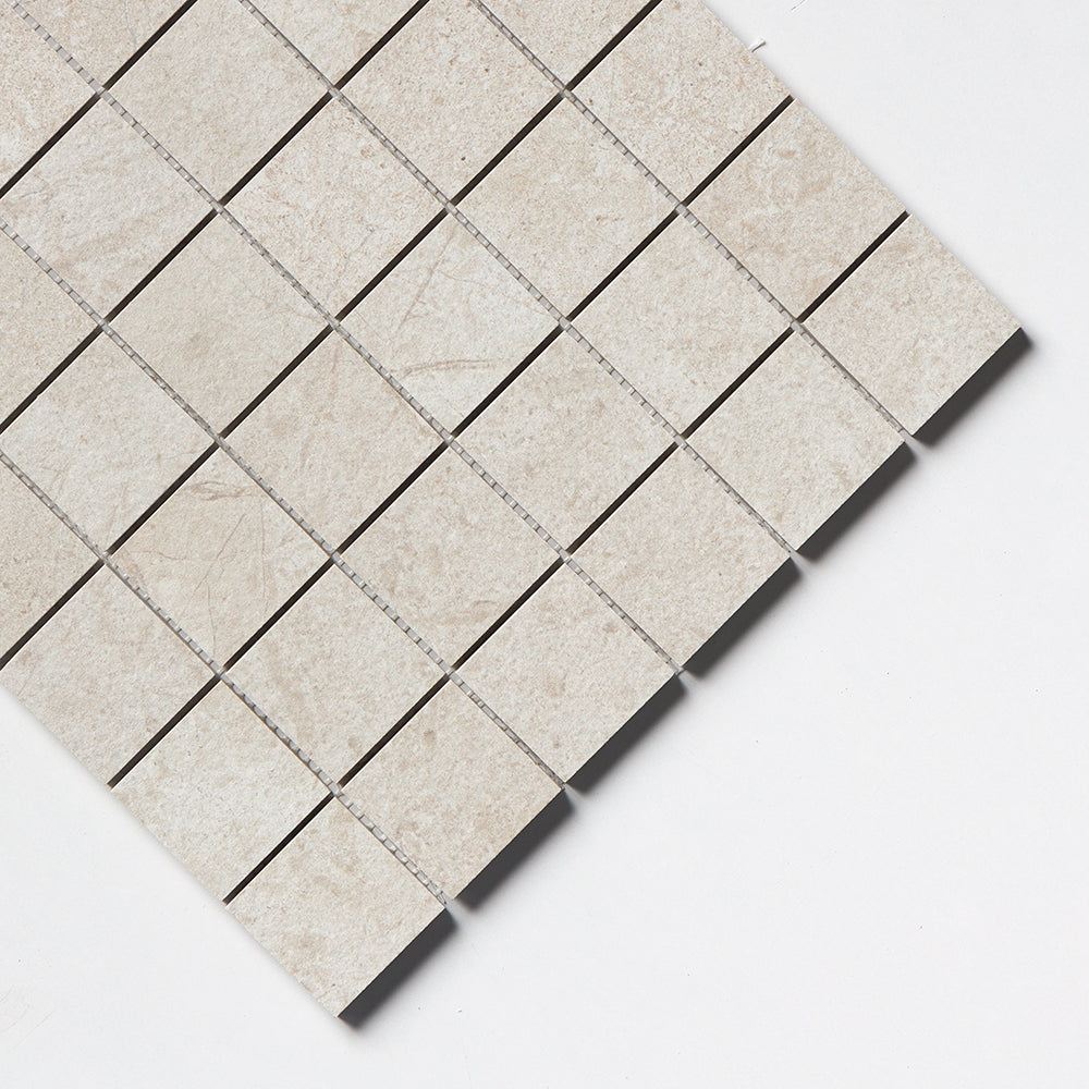 White Matte 2×2 Porcelain Mosaics 12×12 (WLE00996)