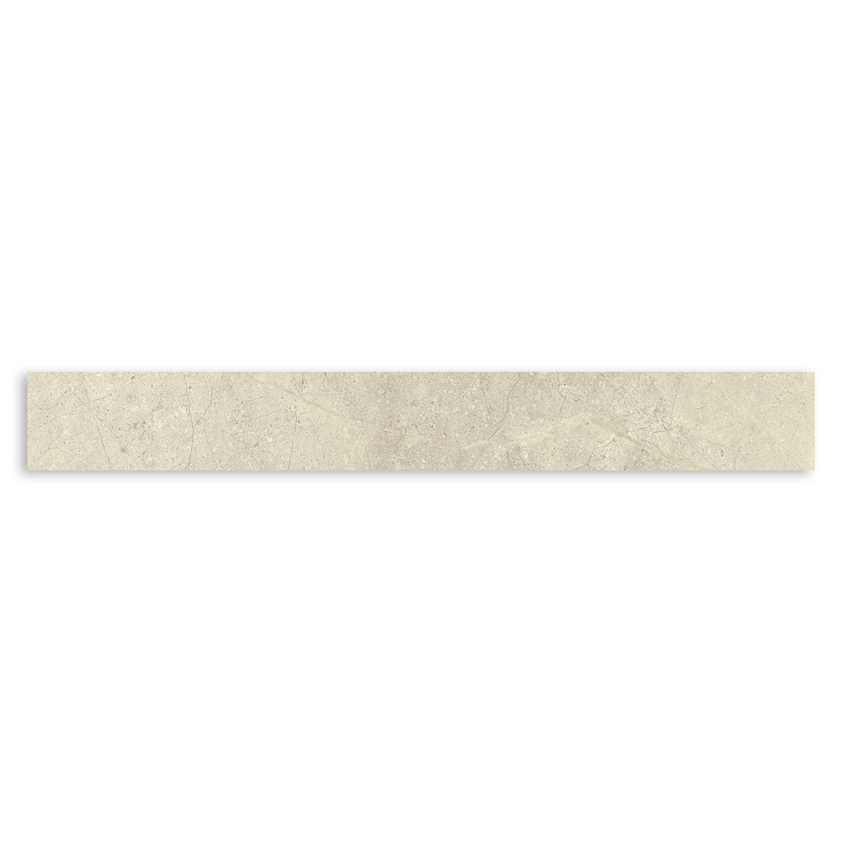 White Matte Bullnose Porcelain Moldings 3×24 Image