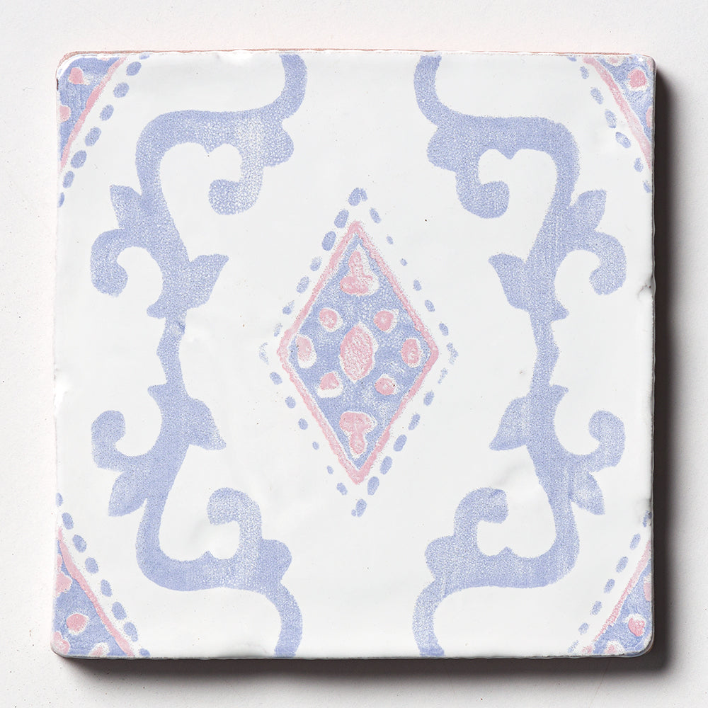 Indigo Wash India Glossy Glazed Terracotta Tiles 6×6