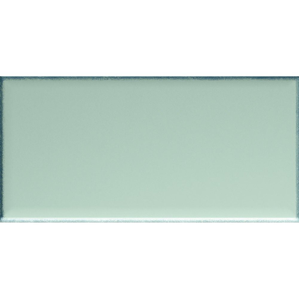 Aquamarine Glossy Ceramic Tile 4×8 Image