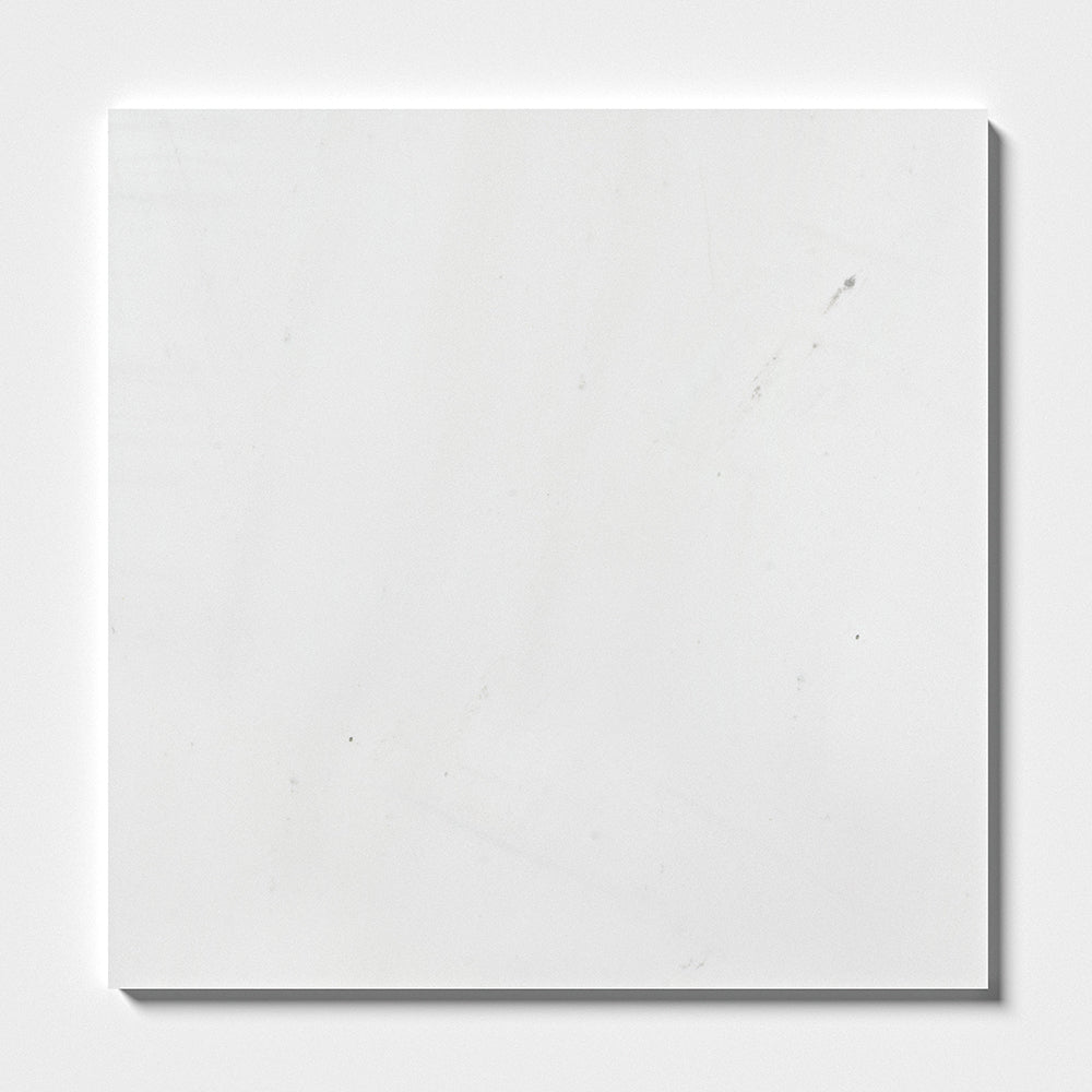 Aspen White Polished Marble Tile 18×18 Image