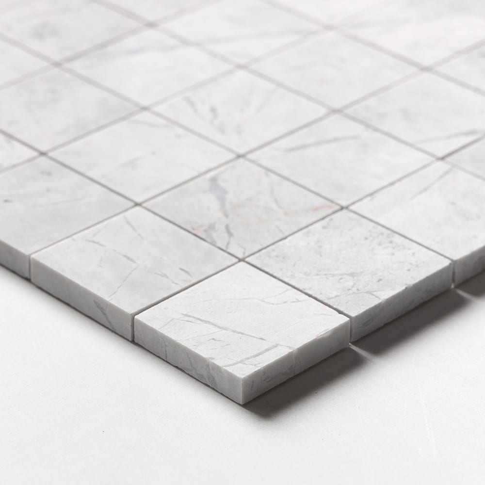 Avalanche Honed 2×2 Marble Mosaics 12×12 (MS02687)