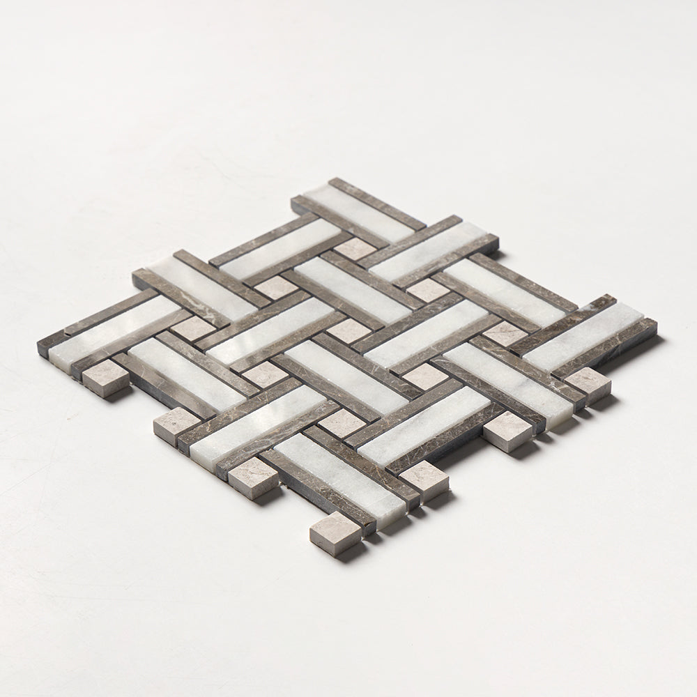 Avalon Polished Lattice Marble Mosaics 12×12 (MS01158)