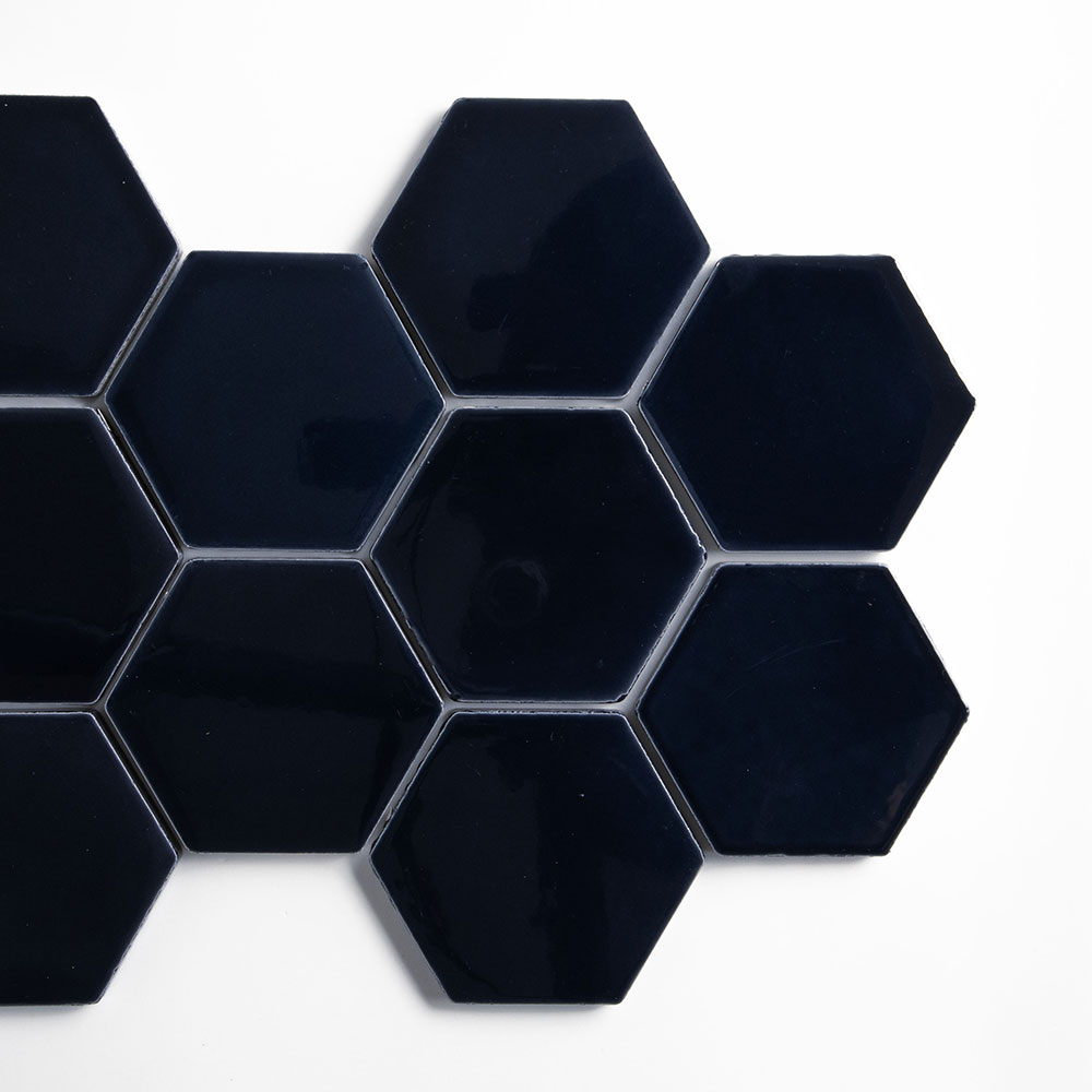 Marble Systems Azul Laguna glossy ceramic tile pattern swatch — available at Surface Group