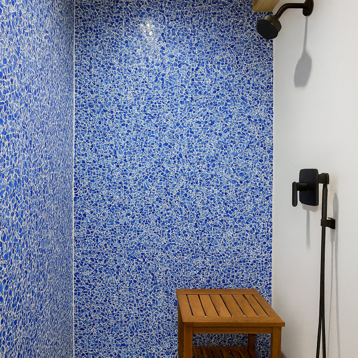 Azzurro Glossy Gloss Glass Mosaic 12×12 (GT00286)