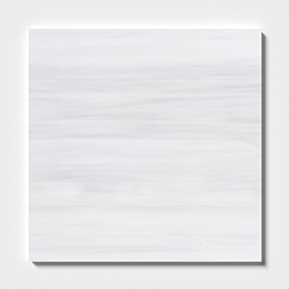 Bianco Dolomiti Classic Honed Marble Tile 18×18 Image