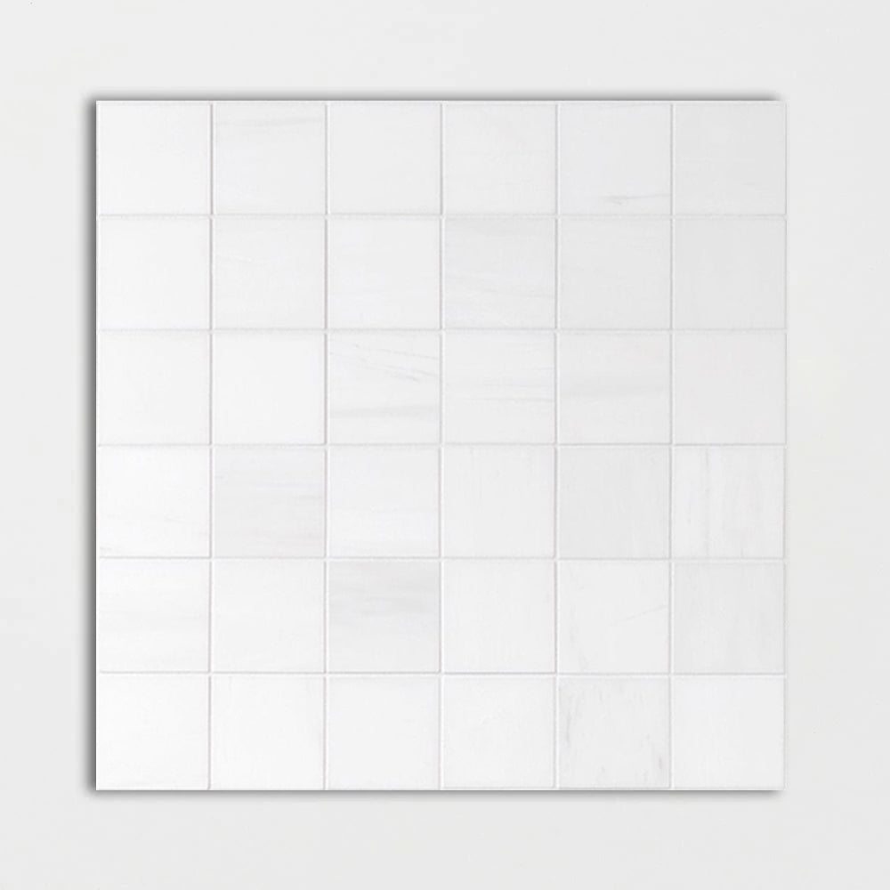 Marble Systems Bianco Dolomiti Classic Honed Marble Bianco Dolomiti Classic matte dolomite tile — available at Surface Group