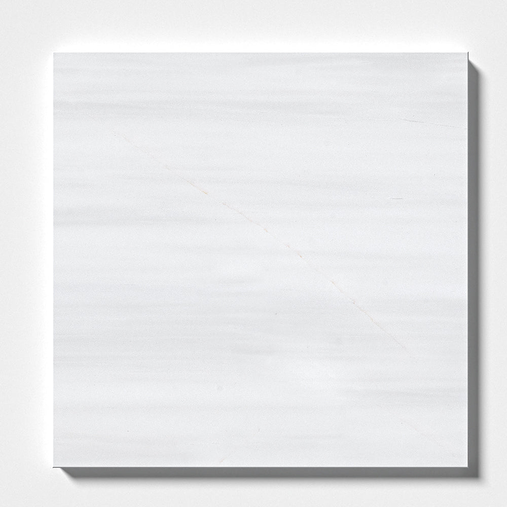 Bianco Dolomiti Classic Polished Marble Tile 12×12 Image