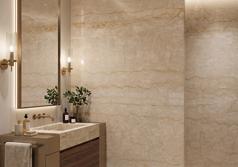 Botticino Semiclassico Polished Marble Slab Random (SL91286)