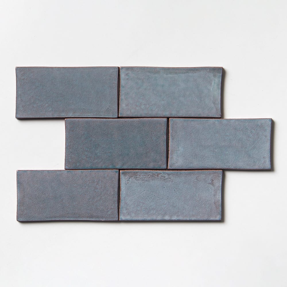 Marble Systems Brooklyn Brick Cobble glossy terracotta tile pattern swatch — available at Surface Group