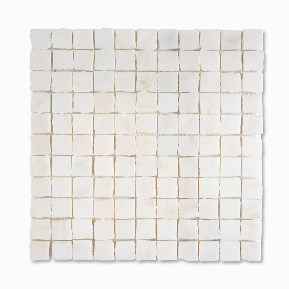 Cal Gold Royal Honed Marble Mosaic 11 3/4 X 11 3/4 Image