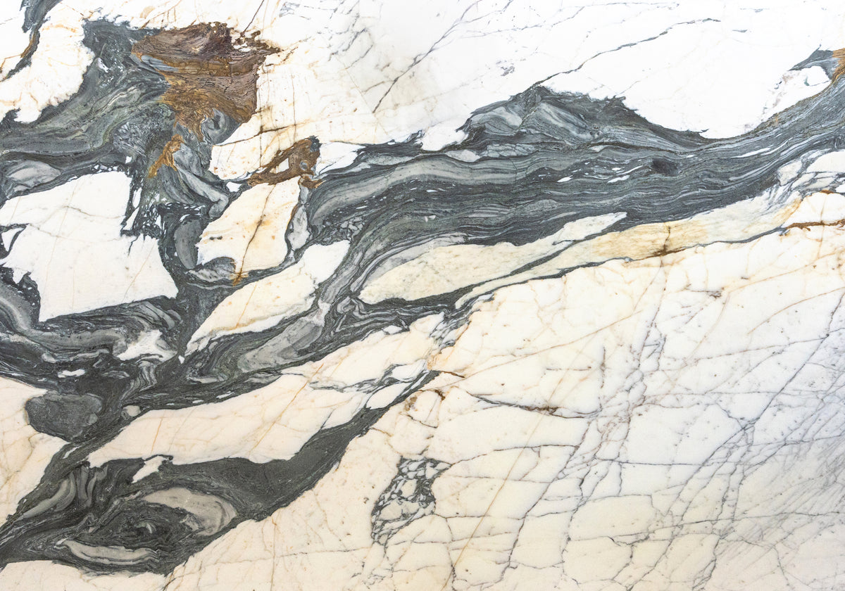 Marble Systems Calacatta Picassso Classic glossy marble tile — available at Surface Group