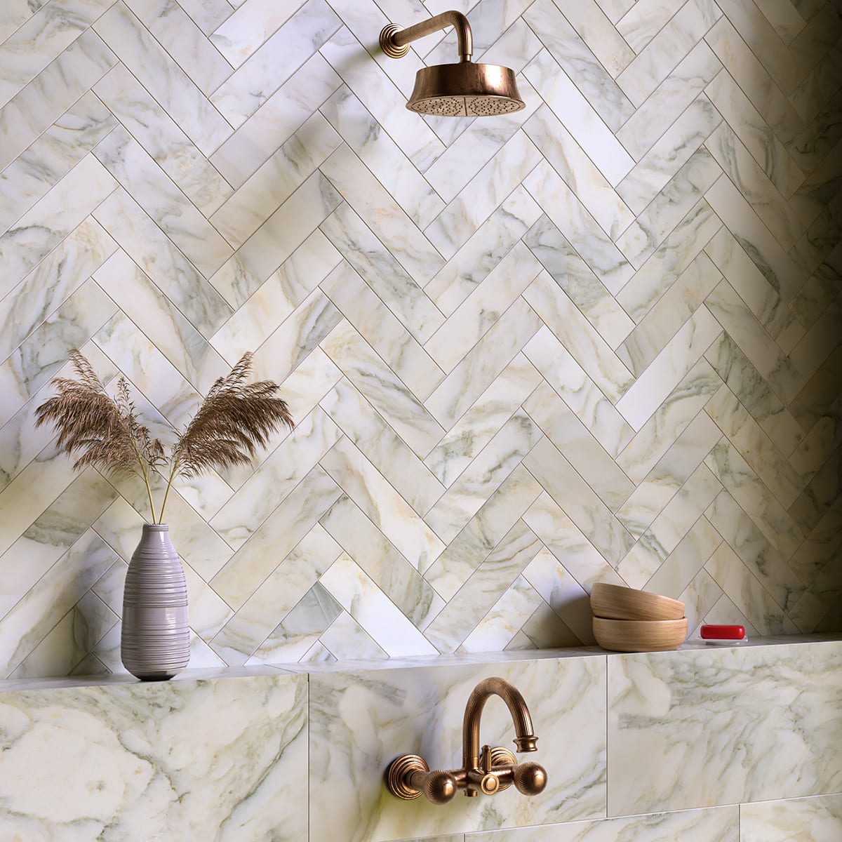 Calacatta Renaissance Honed  Marble Tile 12×24 (TL21339)