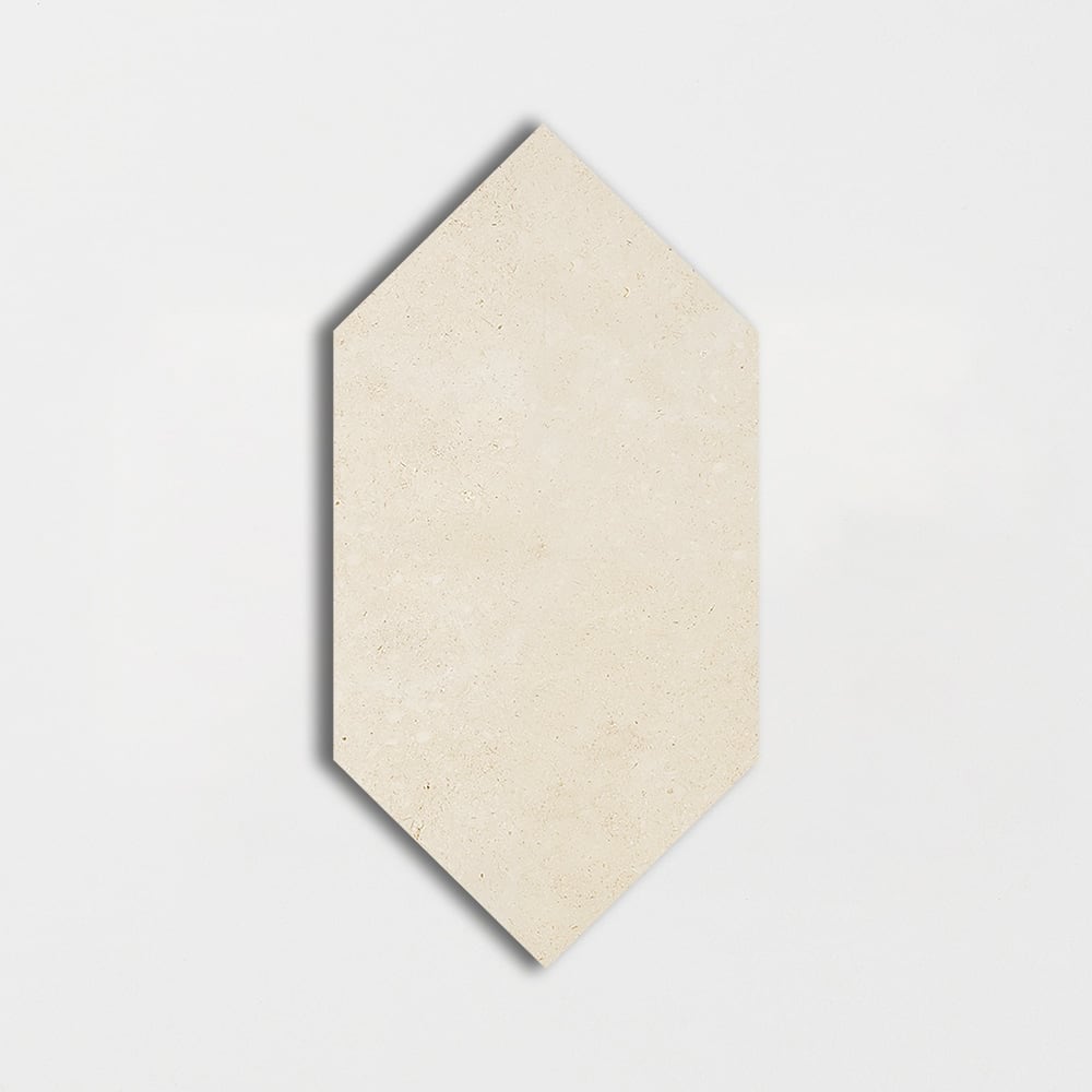 Large Picket Casablanca Honed Limestone Waterjet Decos 6×12 Image