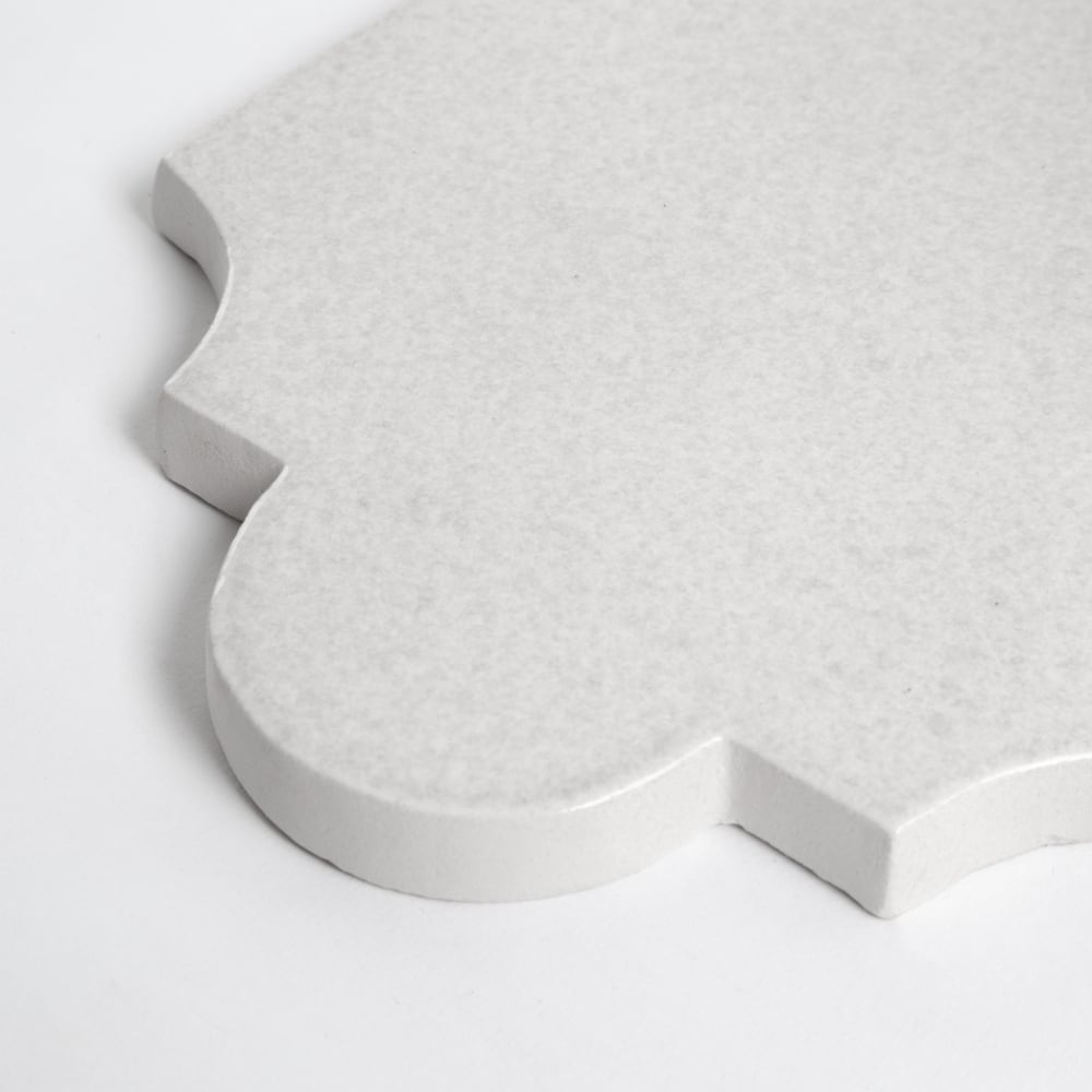 Cloud White Glossy San Felipe Ceramic Tiles 6×7 3/8 (TL91592)